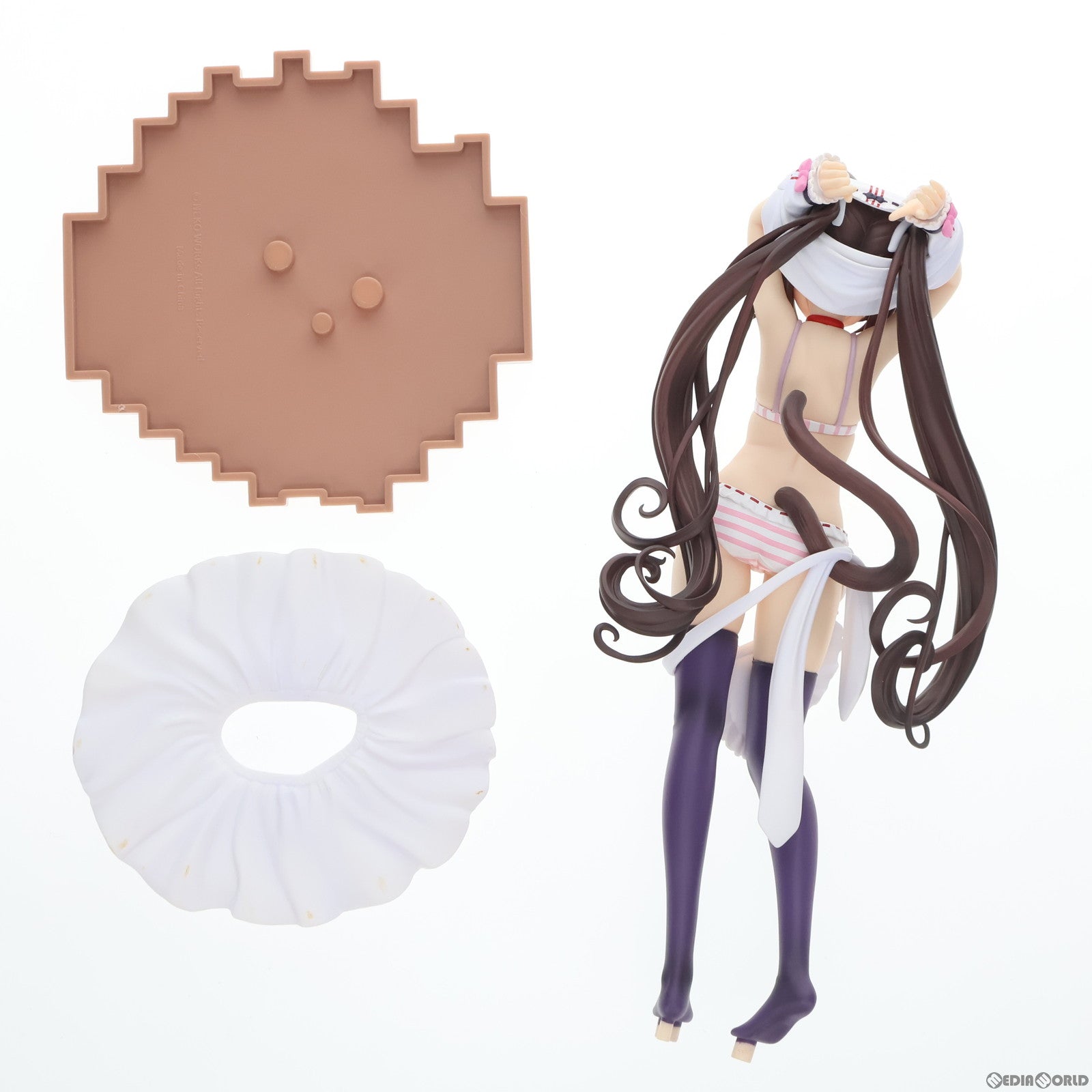 【中古即納】[FIG] ショコラ〜着替えのひと時〜 ネコぱら 1/7 完成品 フィギュア(PF200) PLUM(プラム) (20220731)