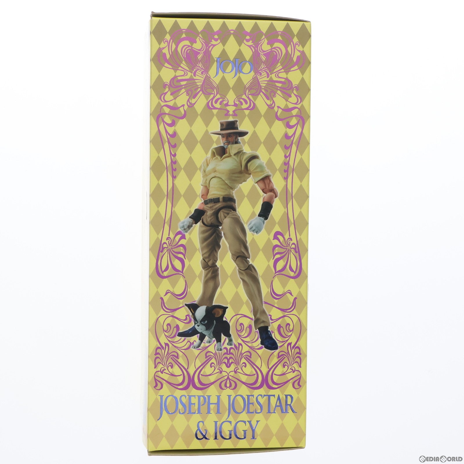 【中古即納】[FIG](再販)超像可動 17.ジョセフ・ジョースター&イギー (荒木飛呂彦指定カラー) ジョジョの奇妙な冒険 第三部 スターダストクルセイダース 完成品 可動フィギュア メディコス・エンタテインメント(20100731)