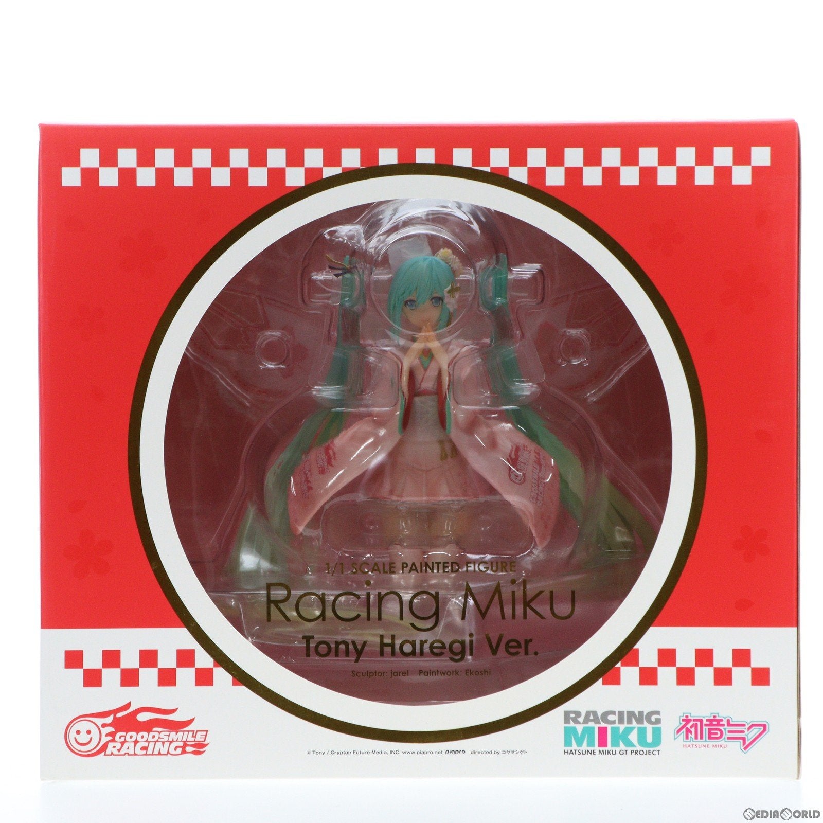 【中古即納】[FIG] レーシングミク Tony 晴着Ver. 初音ミク GTプロジェクト 1/1 完成品 フィギュア グッドスマイルレーシング(20200529)