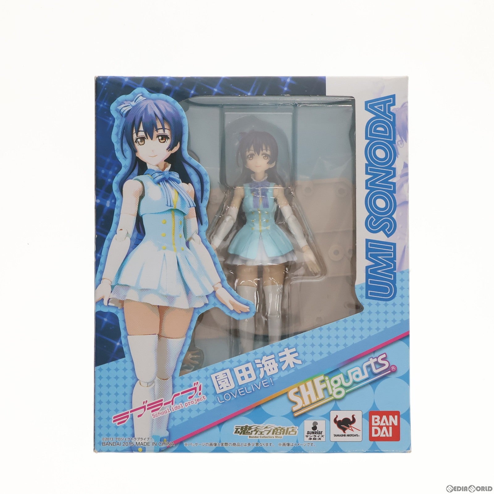 【中古即納】[FIG]魂ウェブ商店限定 S.H.Figuarts(フィギュアーツ) 園田海未(そのだうみ) ラブライブ! 完成品 可動フィギュア バンダイ(20150630)