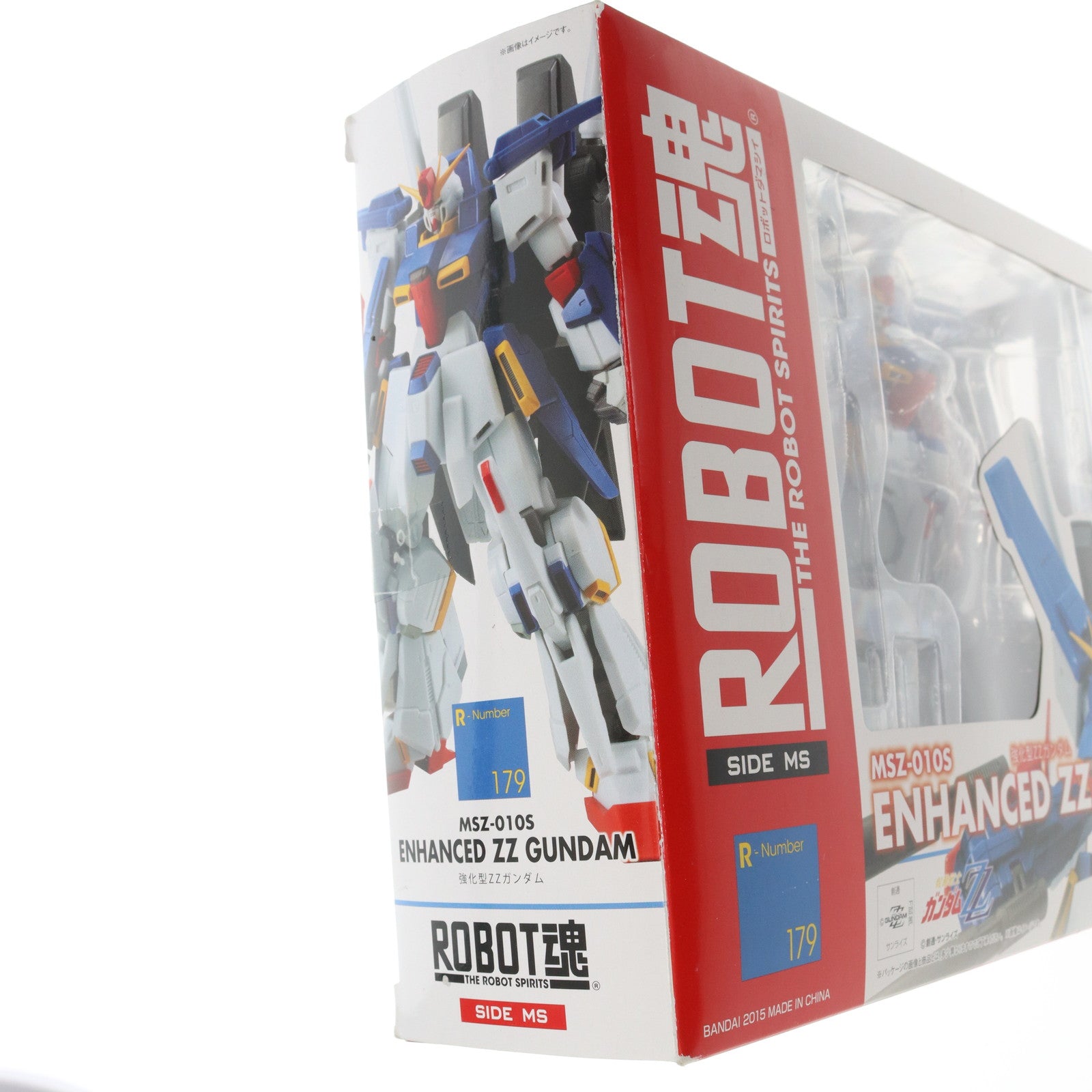 【中古即納】[FIG] ROBOT魂(SIDE MS) 強化型ZZガンダム 機動戦士ガンダムZZ(ダブルゼータ) 完成品 可動フィギュア バンダイ(20150418)