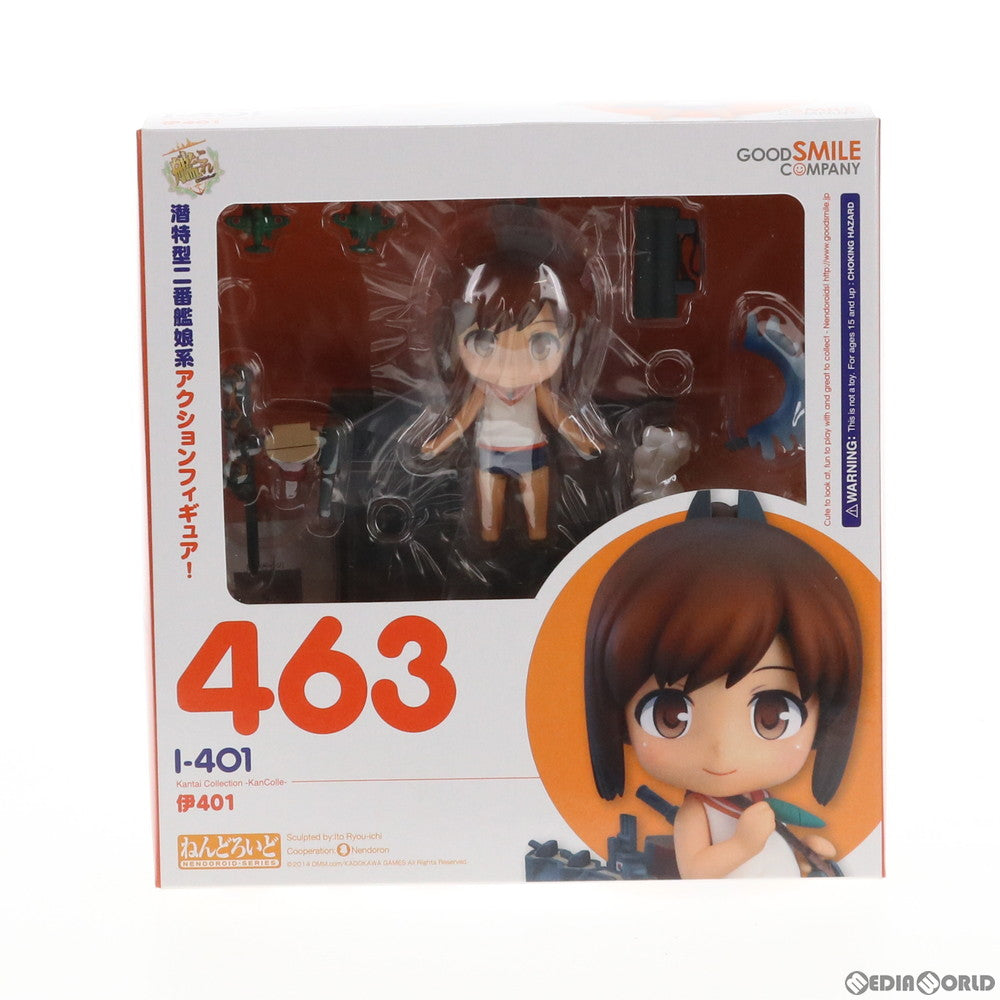 【中古即納】[FIG]初期不良品 GOODSMILE ONLINE SHOP限定特典付き ねんどろいど 463 伊401 艦隊これくしょん -艦これ- 完成品 可動フィギュア グッドスマイルカンパニー(20150228)