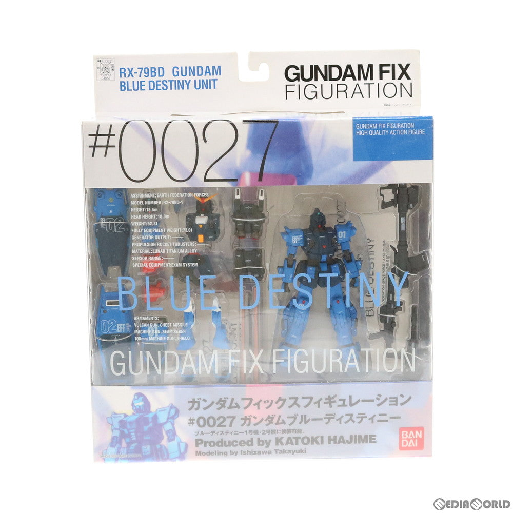 【中古即納】[FIG]GUNDAM FIX FIGURATION #0027 ブルーディスティニー 機動戦士ガンダム外伝1 戦慄のブルー 完成品  可動フィギュア バンダイ(20051223)