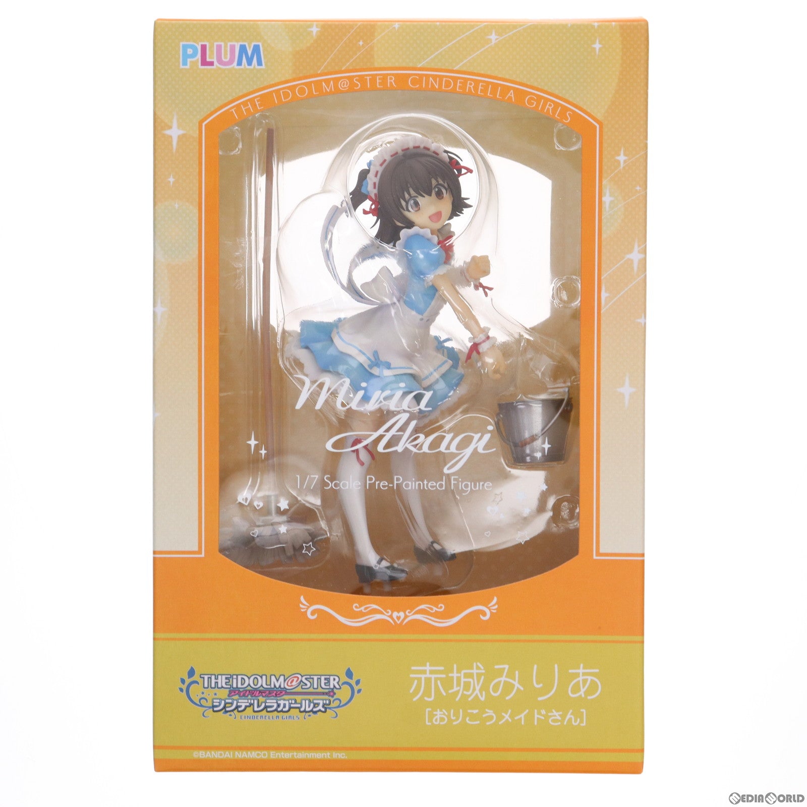 【中古即納】[FIG]赤城みりあ[おりこうメイドさん] アイドルマスター シンデレラガールズ 1/7 完成品 フィギュア(PF124) PLUM(プラム)(20191231)