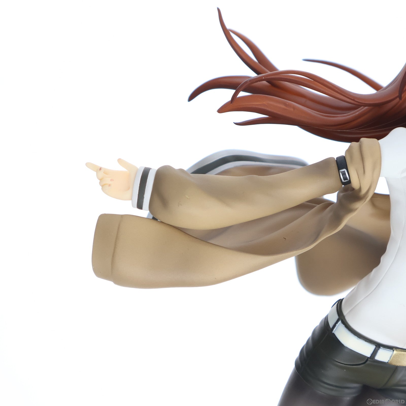 【中古即納】[FIG]牧瀬紅莉栖(まきせくりす) STEINS;GATE(シュタインズ・ゲート) 1/8 完成品 フィギュア グッドスマイルカンパニー(20120330)