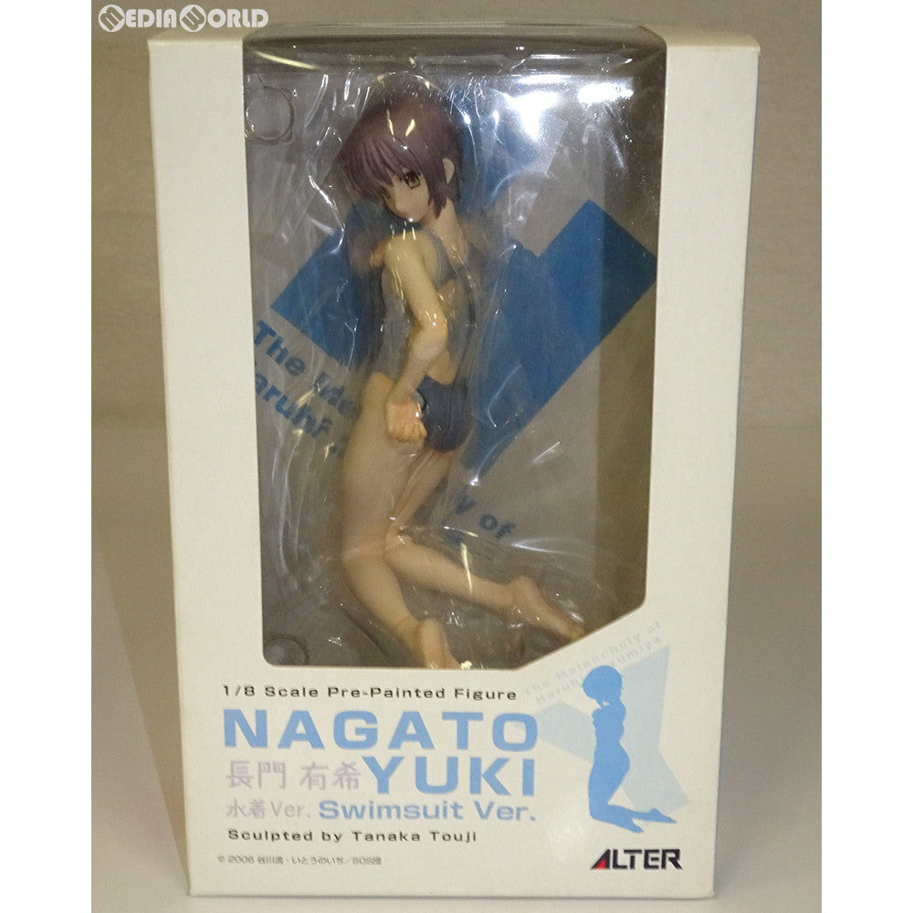 【中古即納】[FIG]長門有希(ながとゆき) 水着Ver. 涼宮ハルヒの憂鬱 1/8 完成品 フィギュア アルター(20080429)