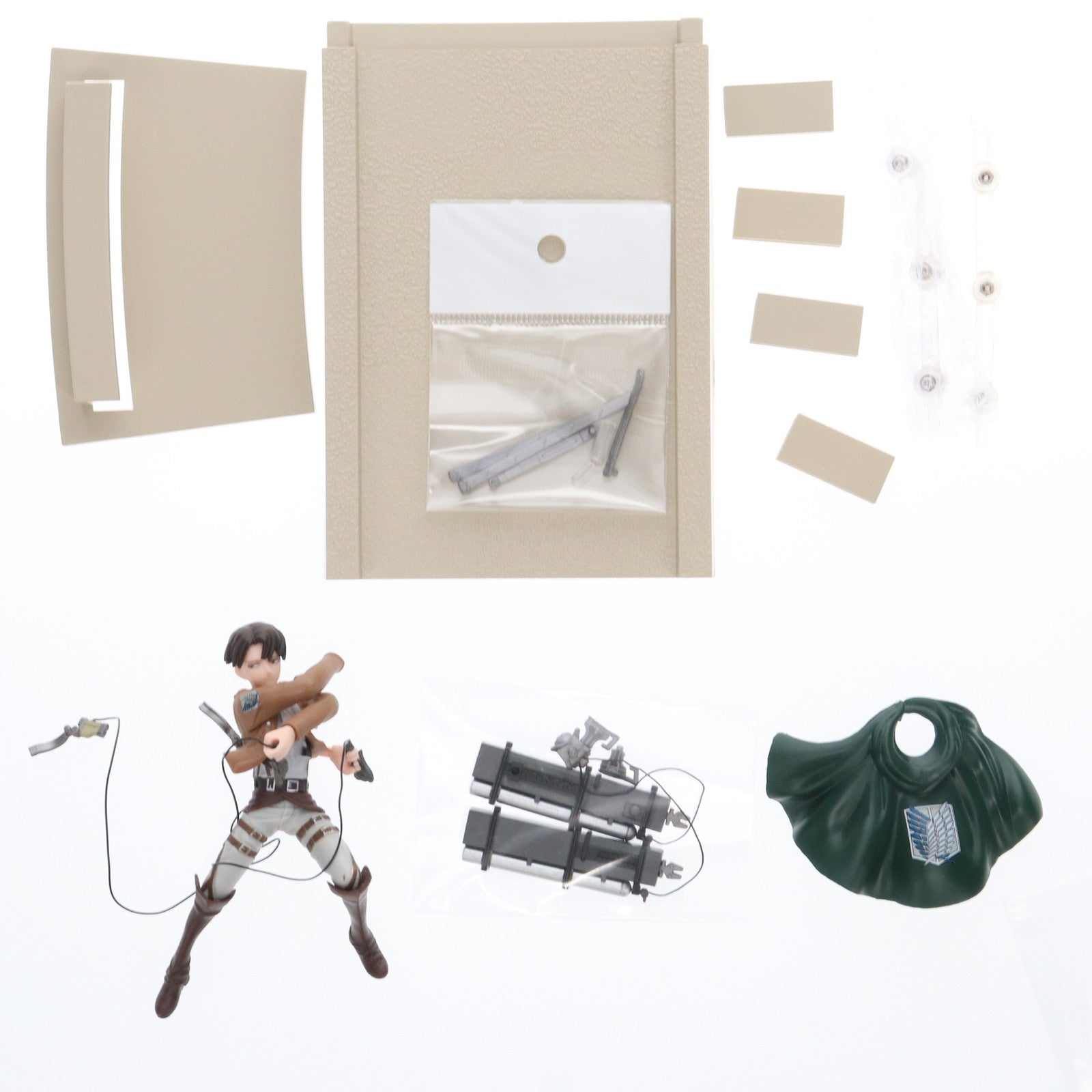 【中古即納】[FIG] (フィギュア単品) リヴァイ(立体機動Ver.) オリジナルフィギュア 月刊進撃の巨人 公式コレクション vol.2 同梱品 完成品 フィギュア 講談社(20150508)