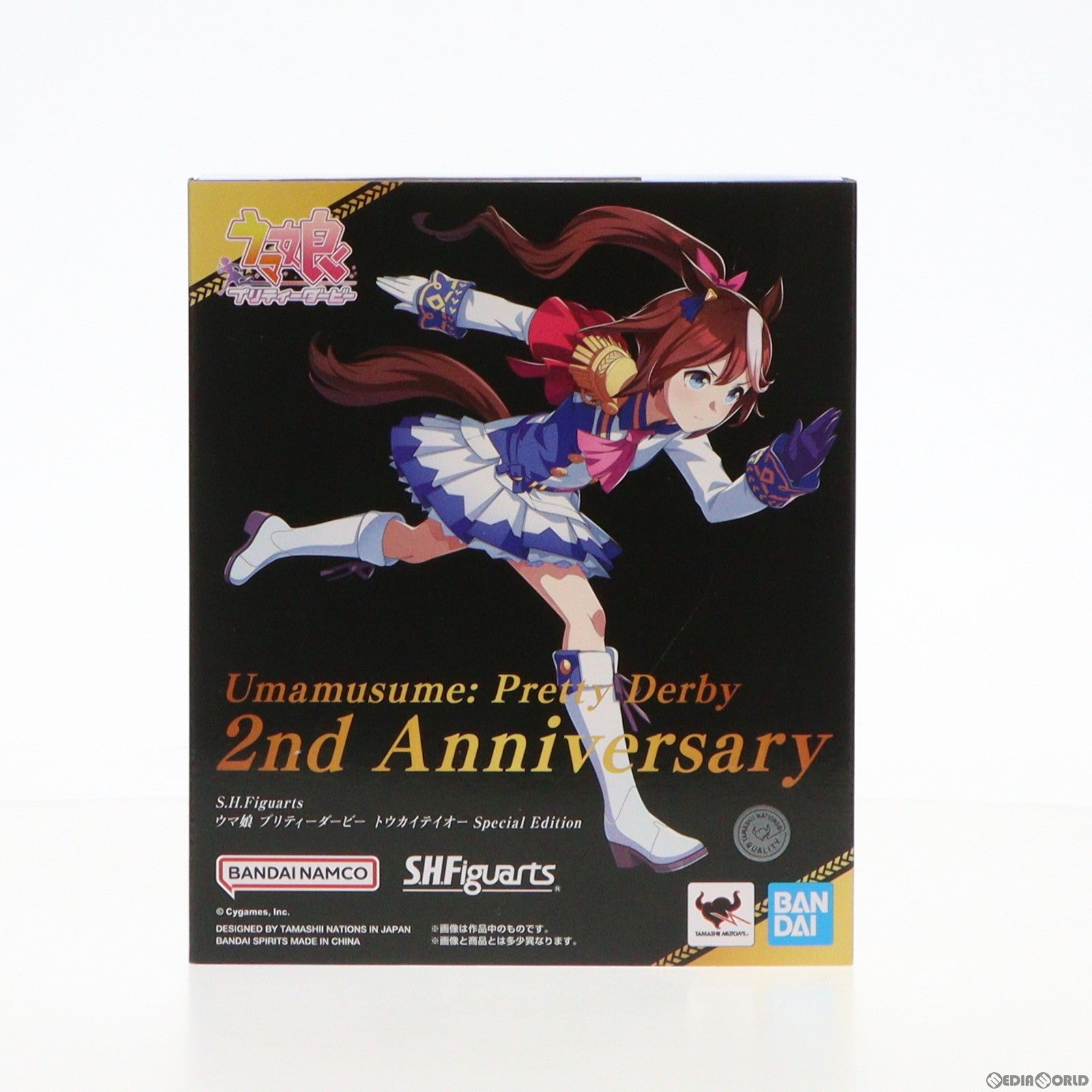 【中古即納】[FIG]セブンネット限定 S.H.Figuarts(フィギュアーツ) トウカイテイオー Special Edition [2nd Anniversary スリーブ付] ウマ娘 プリティーダービー 完成品 可動フィギュア バンダイ(20230831)