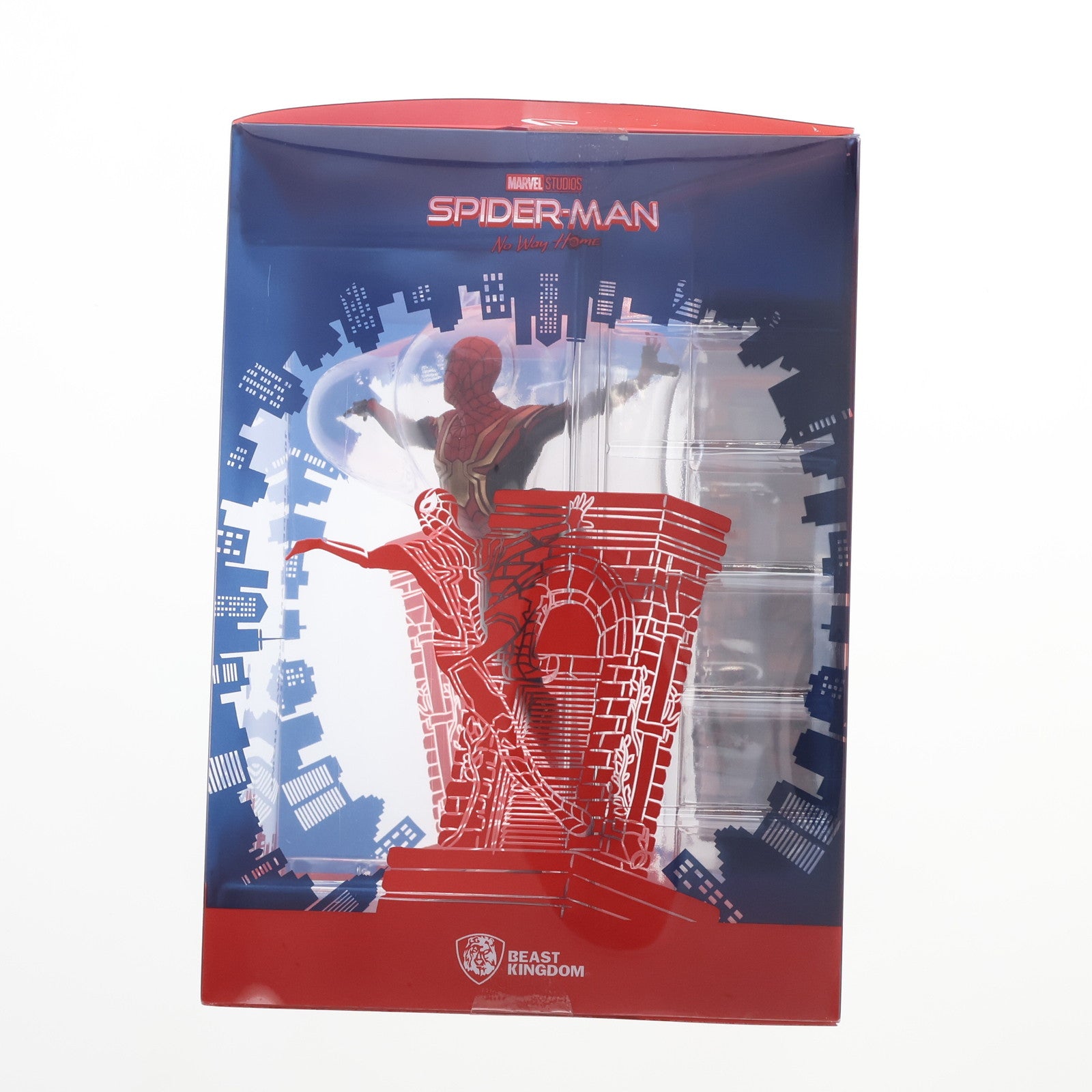 【中古即納】[FIG] Dステージ #101 スパイダーマン(インテグレーテッドスーツ) ジオラマ・スタチュー スパイダーマン:ノー・ウェイ・ホーム 完成品 フィギュア(DS-101) ビースト・キングダム/ホットトイズ(20220930)