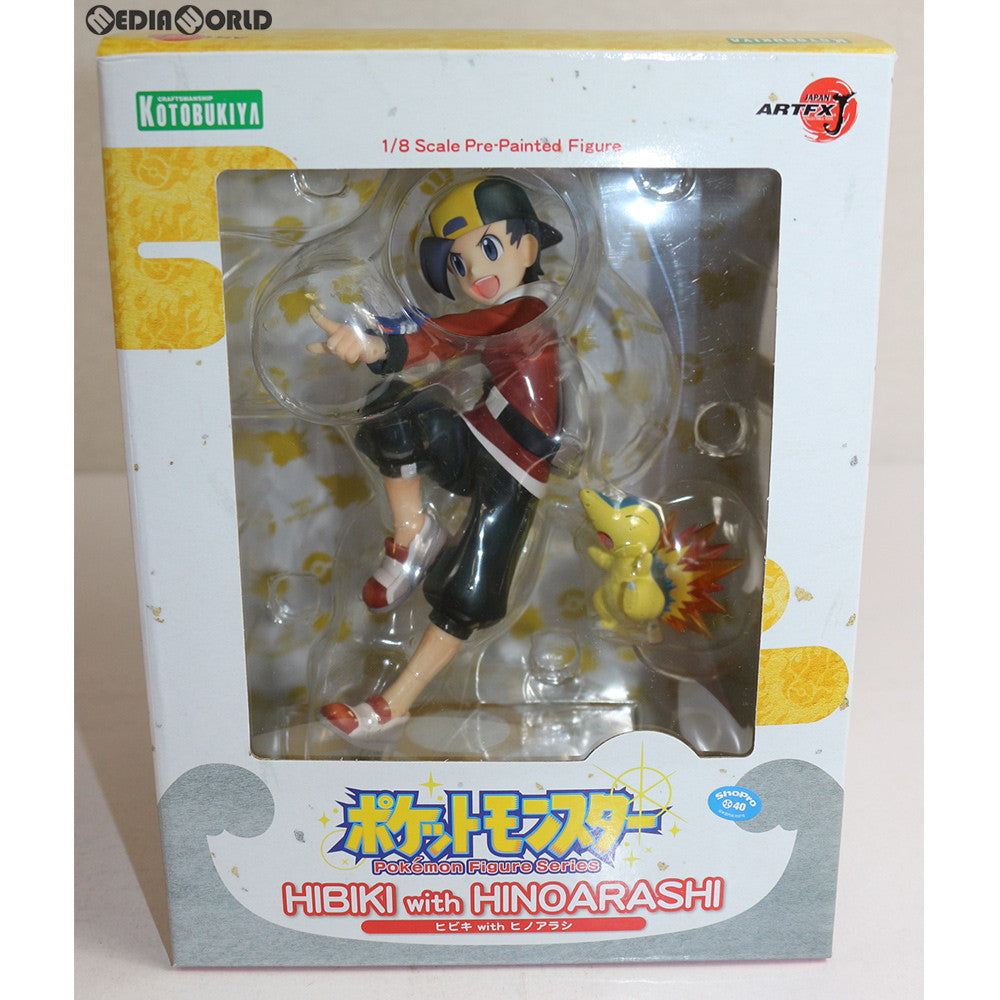 【中古即納】[FIG]ARTFX J ヒビキ with ヒノアラシ ポケットモンスター 1/8 完成品 フィギュア(PP759) コトブキヤ(20190525)