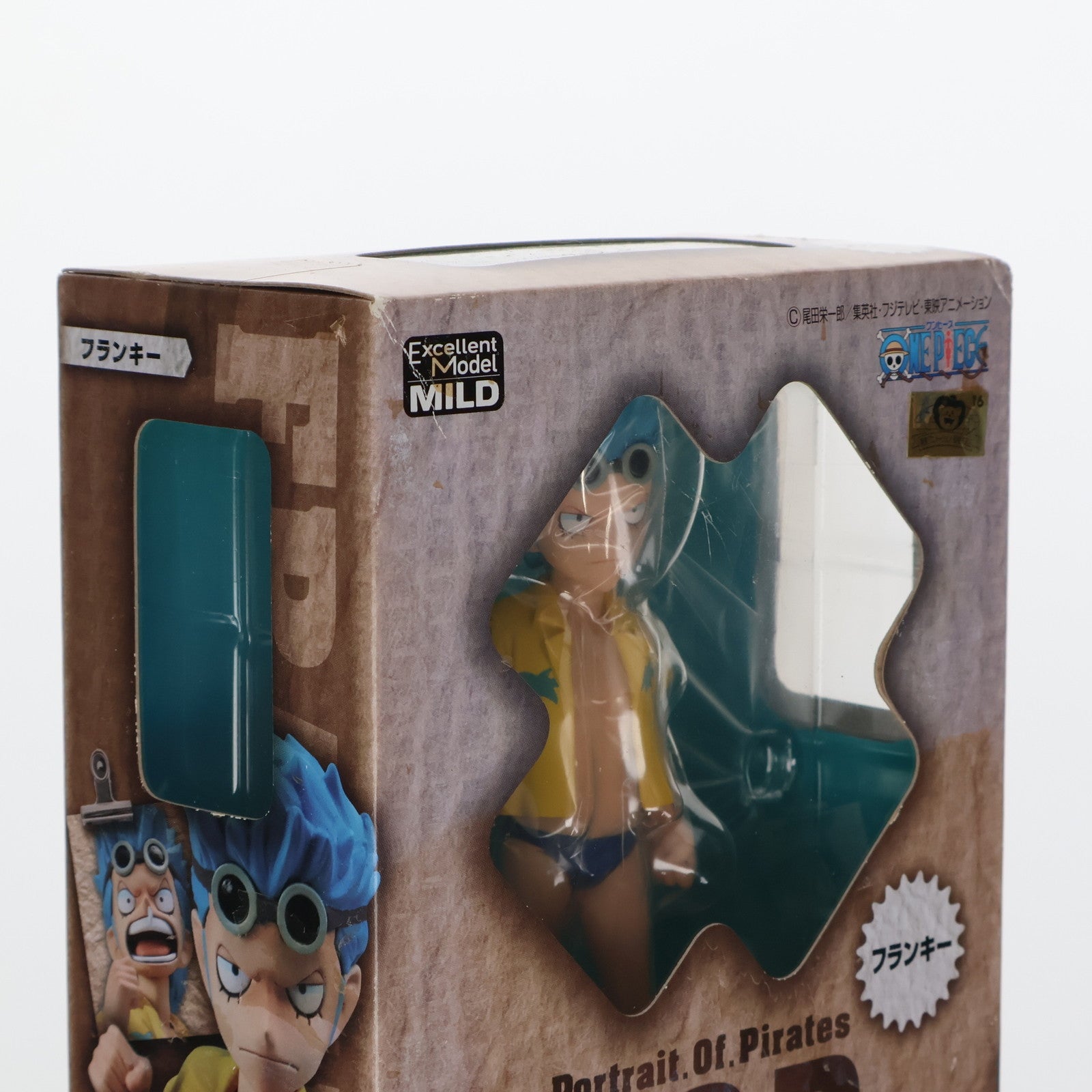 【中古即納】[FIG] エクセレントモデル MILD Portrait.Of.Pirates P.O.P CB-3 フランキー ONE PIECE(ワンピース) 1/8 完成品 フィギュア メガハウス(20090131)