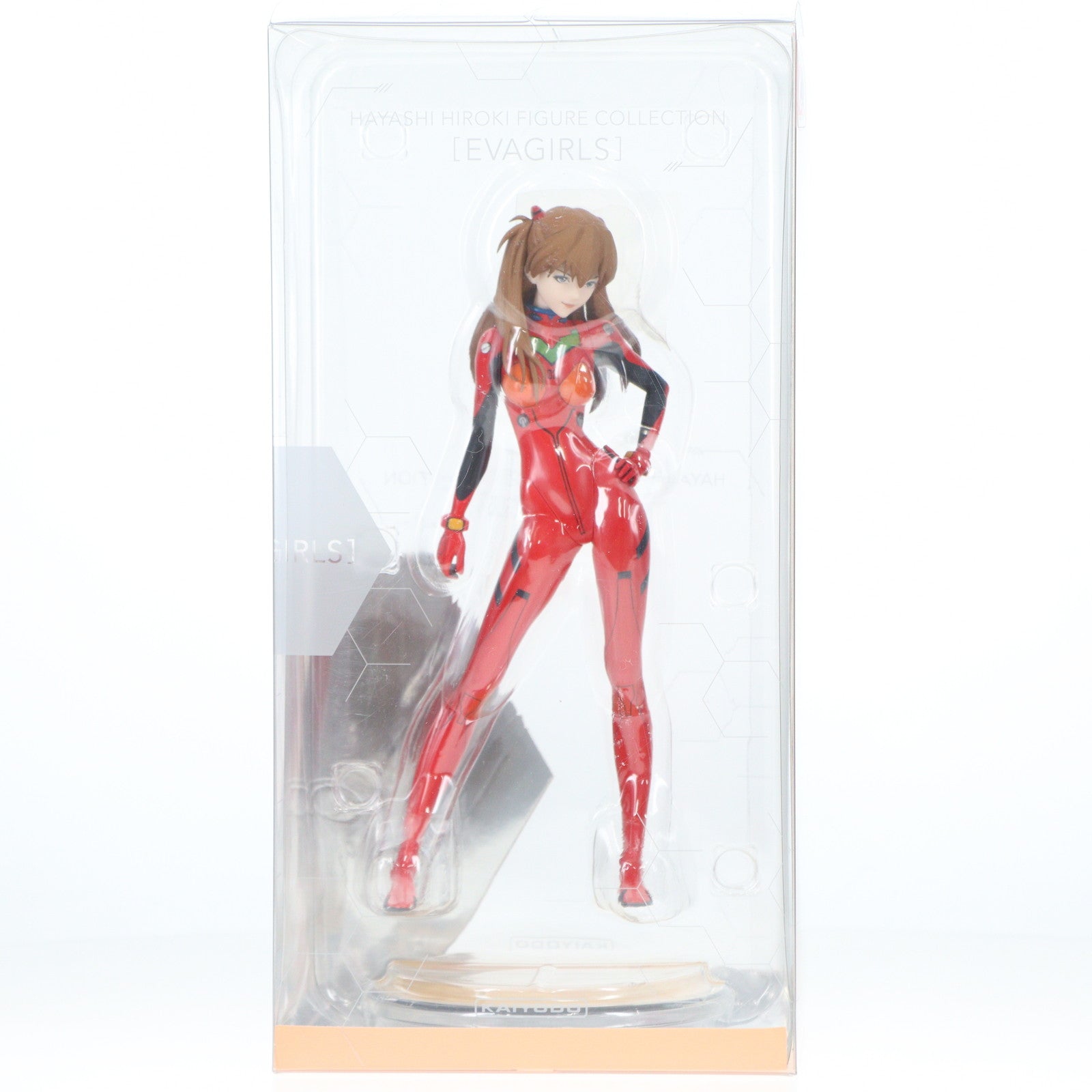 【中古即納】[FIG]エヴァガールズ アスカ HAYASHI HIROKI FIGURE COLLECTION 新世紀エヴァンゲリオン 1/7 完成品 フィギュア 海洋堂(20211225)