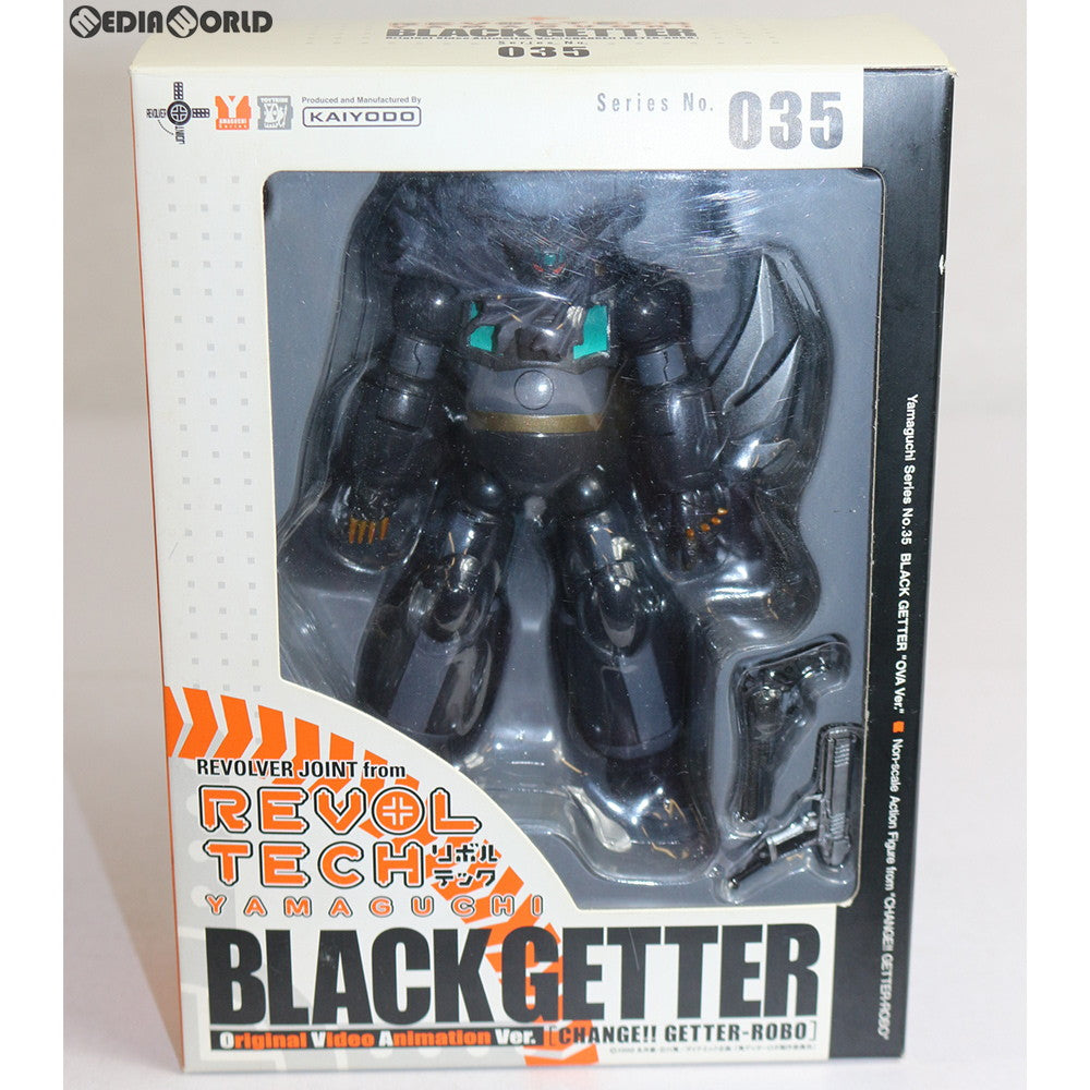 【中古即納】[FIG]リボルテックヤマグチ No.035 OVA版ブラックゲッター 真ゲッターロボ(チェンジ!!ゲッターロボ) 世界最後の日 完成品 可動フィギュア 海洋堂(20070915)