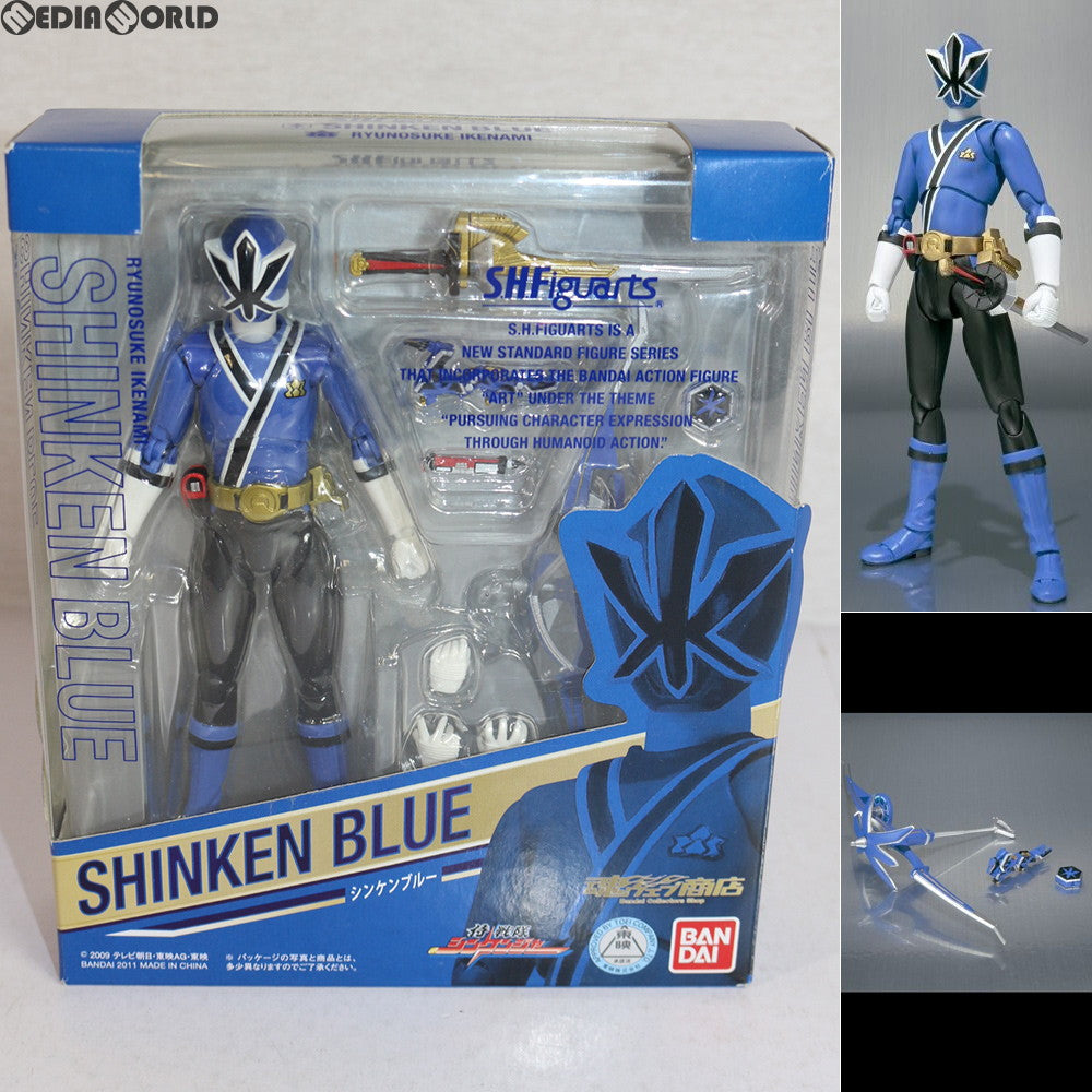 【中古即納】[FIG]魂ウェブ商店限定 S.H.Figuarts(フィギュアーツ) シンケンブルー 侍戦隊シンケンジャー 完成品 可動フィギュア バンダイ(20110629)