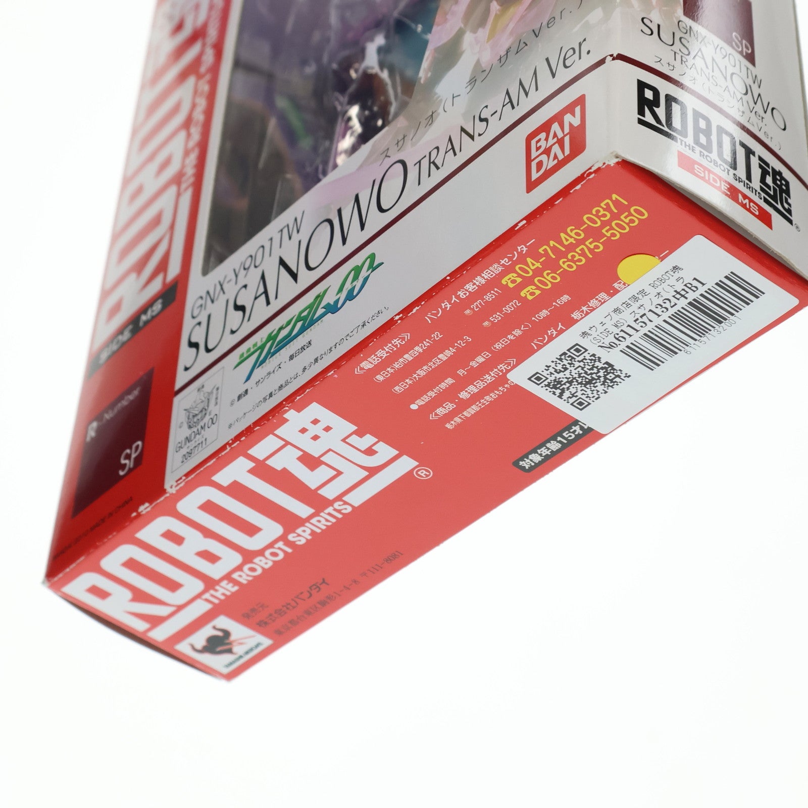 【中古即納】[FIG]魂ウェブ商店限定 ROBOT魂(SIDE MS) スサノオ(トランザムVer.) 機動戦士ガンダム00(ダブルオー) 完成品 可動フィギュア バンダイ(20100521)