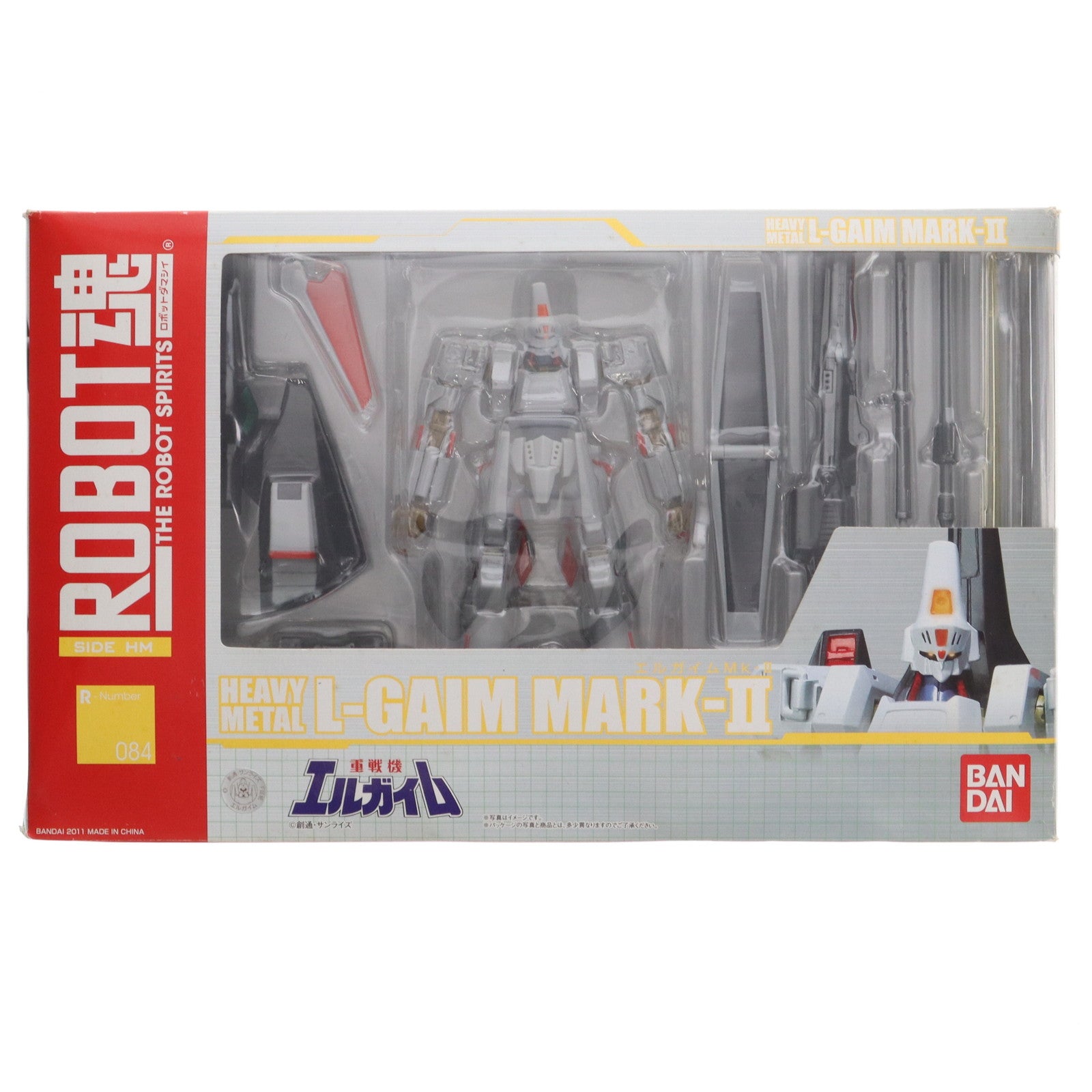 【中古即納】[FIG]ROBOT魂(SIDE HM) エルガイムMk-II 重戦機エルガイム 完成品 可動フィギュア バンダイ(20111216)