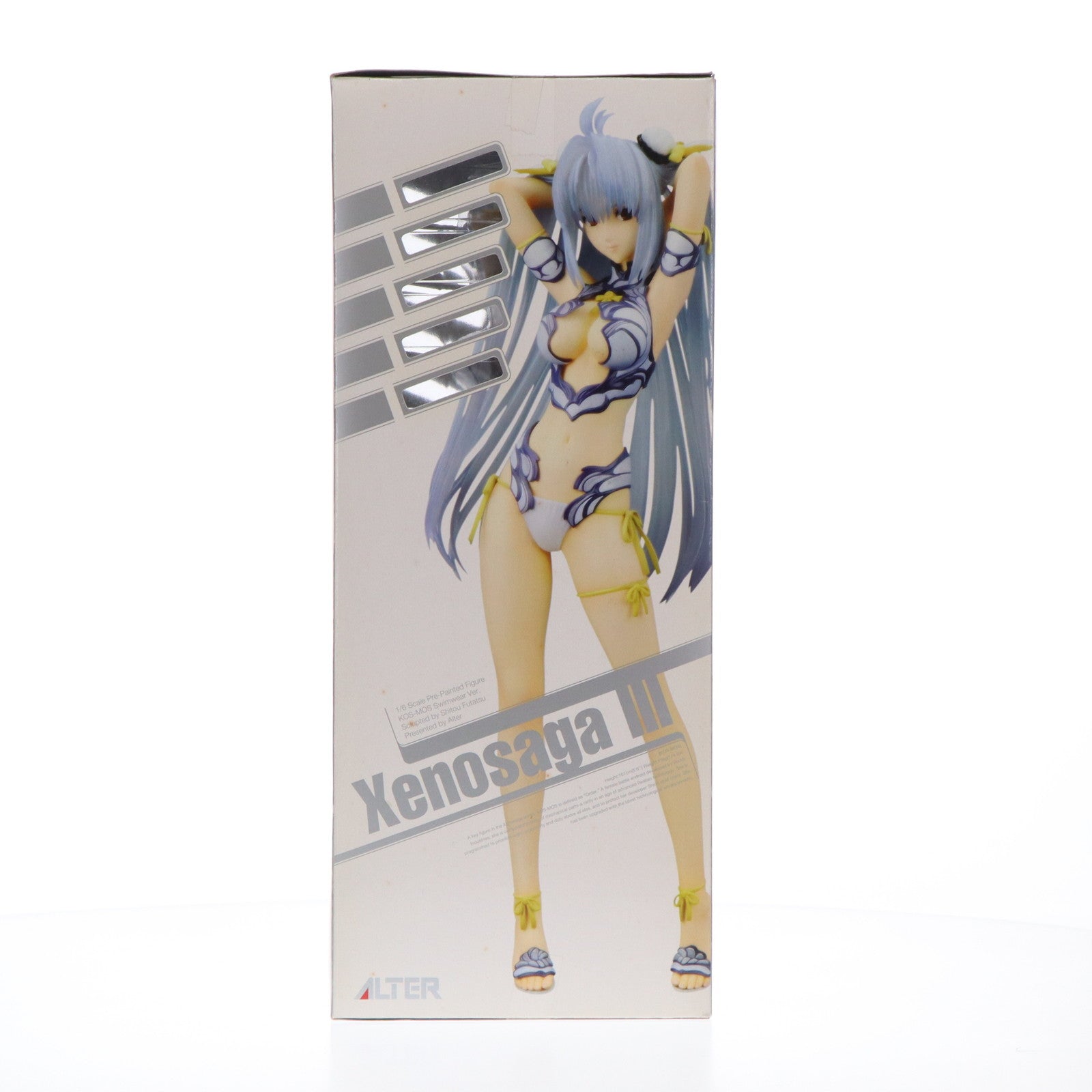 【中古即納】[FIG](初販版)Xenosaga III KOS-MOS(コスモス) 水着Ver. ゼノサーガ エピソードIII[ツァラトゥストラはかく語りき] 1/6 完成品 フィギュア アルター(20090131)