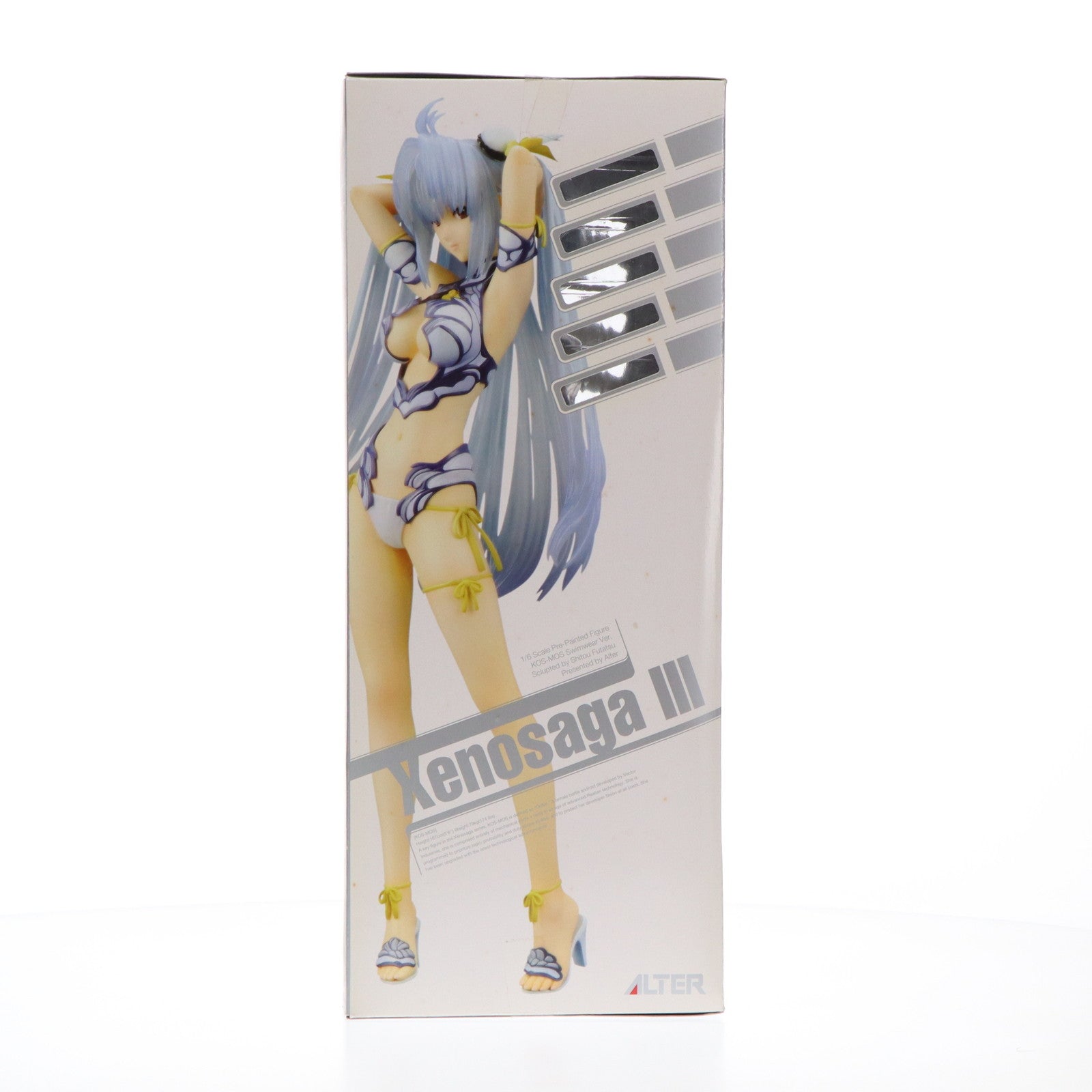 【中古即納】[FIG](初販版)Xenosaga III KOS-MOS(コスモス) 水着Ver. ゼノサーガ エピソードIII[ツァラトゥストラはかく語りき] 1/6 完成品 フィギュア アルター(20090131)