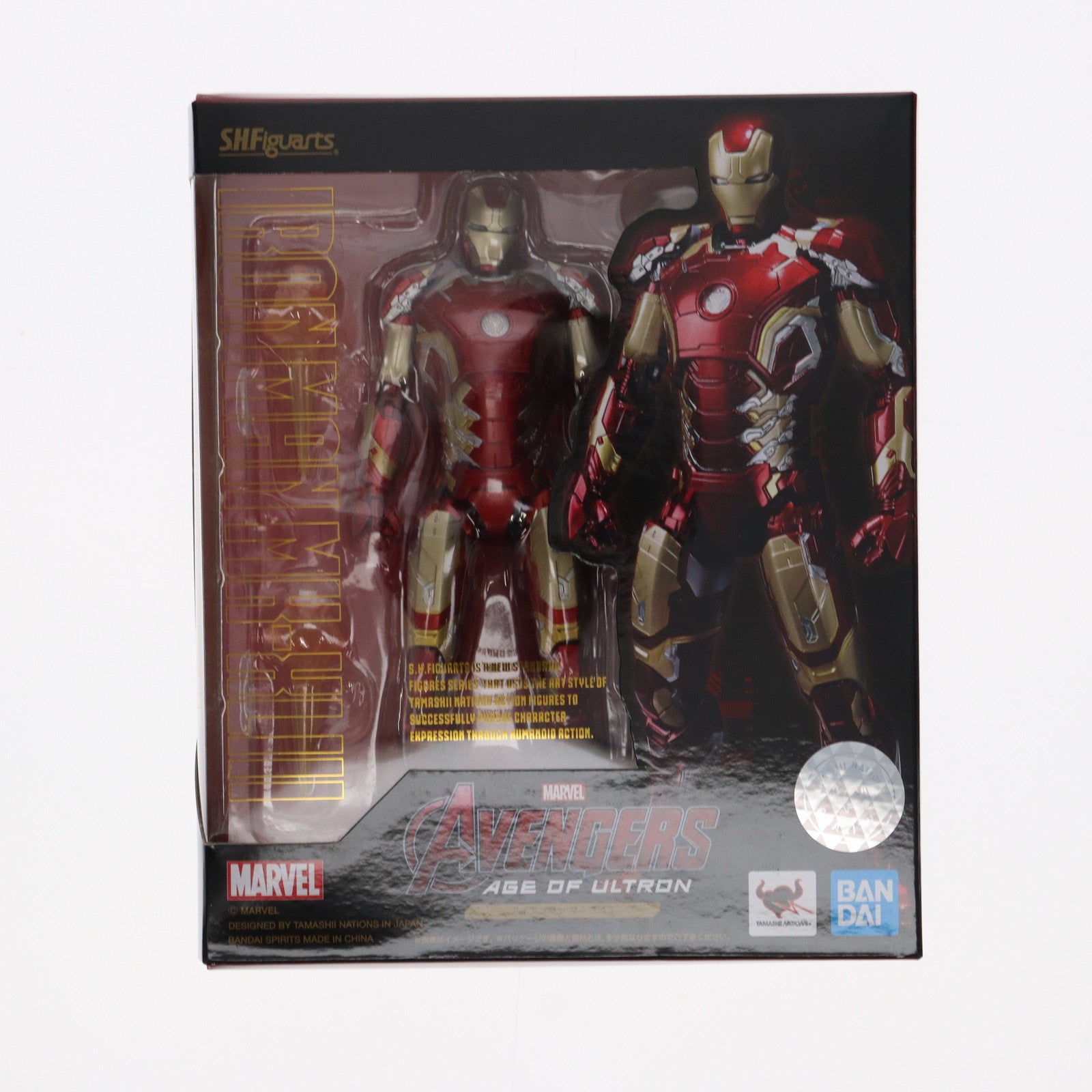 【中古即納】[FIG] (再販) S.H.Figuarts(フィギュアーツ) アイアンマン マーク43 アベンジャーズ/エイジ・オブ・ウルトロン 完成品 可動フィギュア バンダイスピリッツ(20190426)