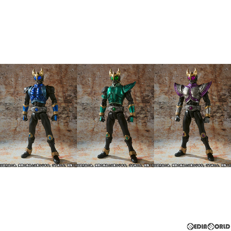 【中古即納】[FIG] 魂ウェブ商店限定 S.I.C. 極魂 仮面ライダークウガ 3フォームセット(ドラゴンフォーム、ペガサスフォーム、タイタンフォーム) 完成品 可動フィギュア バンダイ(20130531)