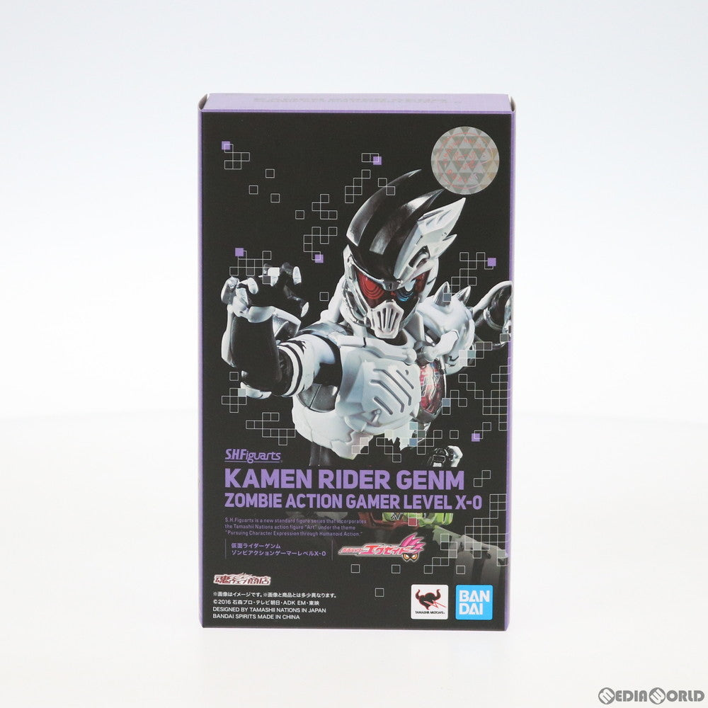 【中古即納】[FIG]魂ウェブ商店限定 S.H.Figuarts(フィギュアーツ) 仮面ライダーゲンム ゾンビアクションゲーマーレベルX-0 仮面ライダーエグゼイド 完成品 可動フィギュア バンダイスピリッツ(20200930)