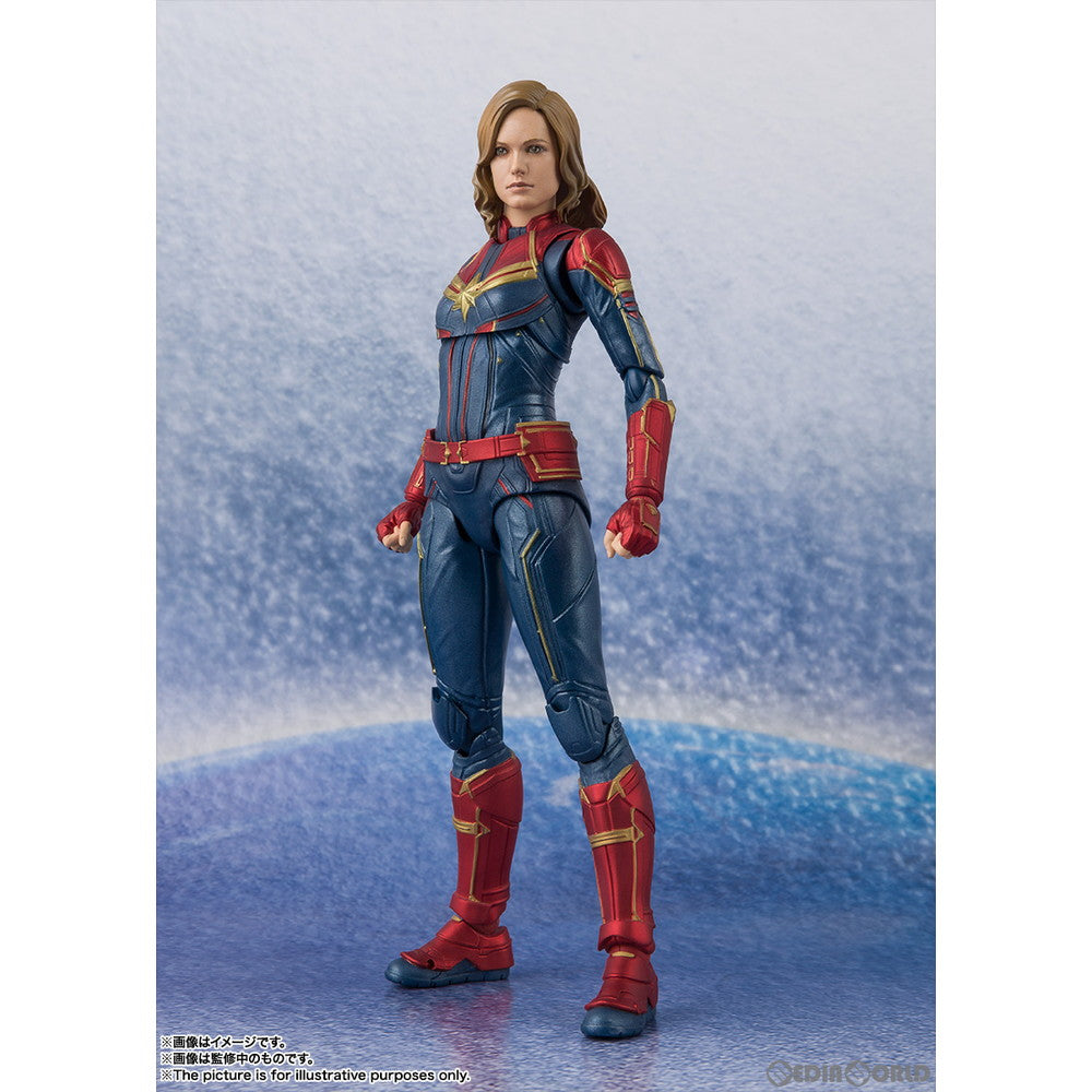 【中古即納】[FIG]S.H.Figuarts(フィギュアーツ) キャプテン・マーベル 完成品 可動フィギュア バンダイスピリッツ(20200425)