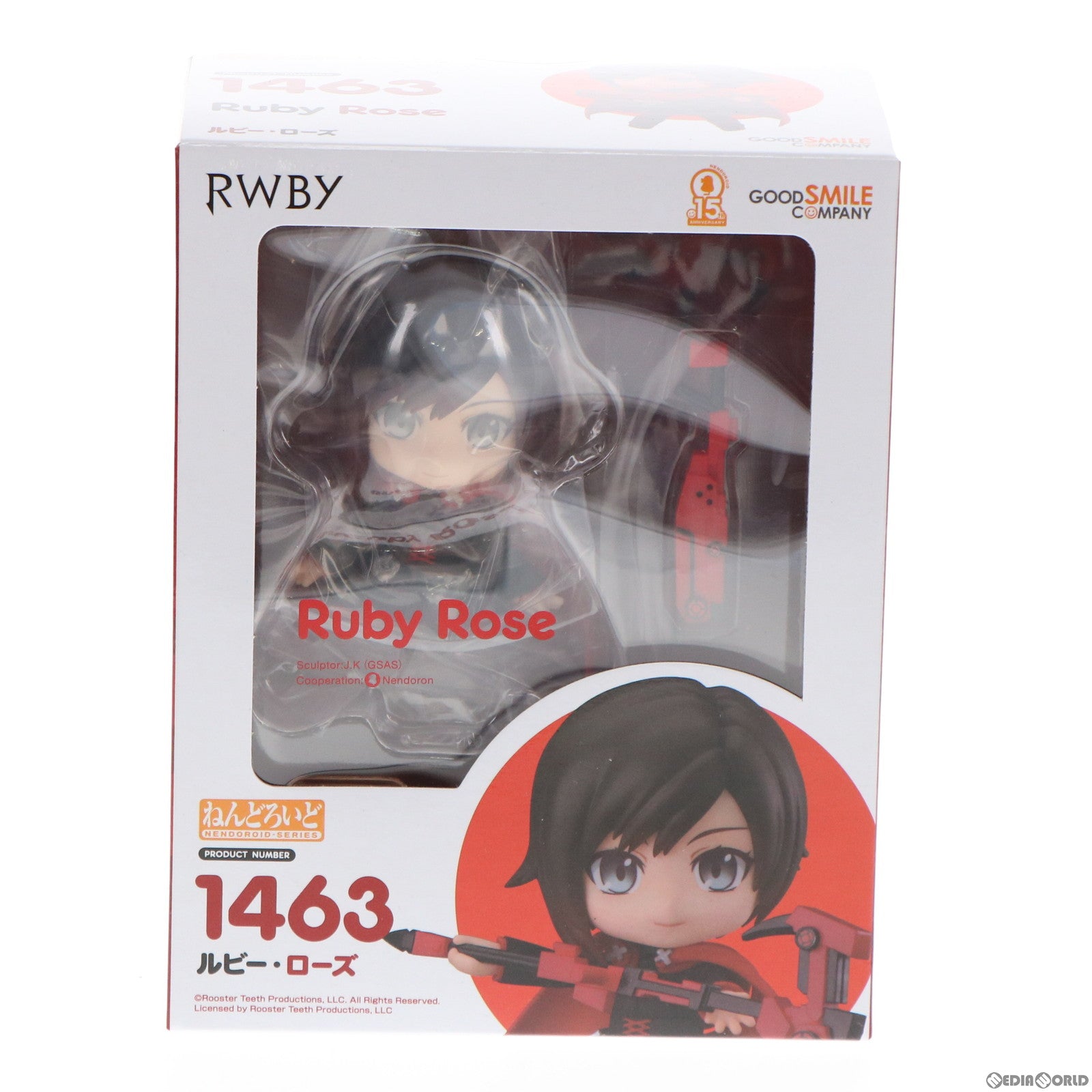 【中古即納】[FIG]ねんどろいど 1463 ルビー・ローズ RWBY(ルビー) 完成品 可動フィギュア グッドスマイルカンパニー(20210606)