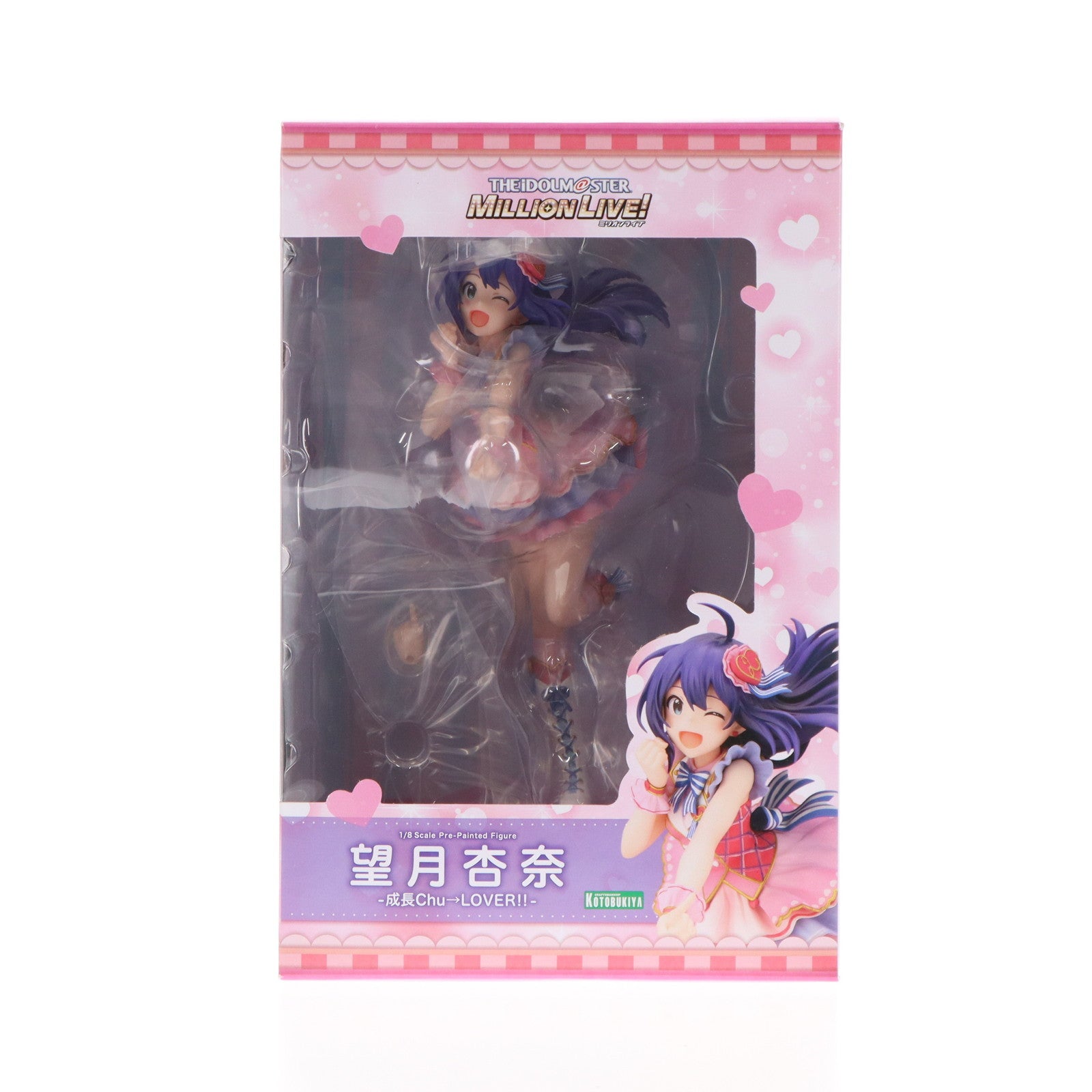 【中古即納】[FIG]コトブキヤショップ限定特典付属 望月杏奈-成長Chu→LOVER!!-(もちづきあんな) アイドルマスター ミリオンライブ! 1/8 完成品 フィギュア(PP965) コトブキヤ(20221017)