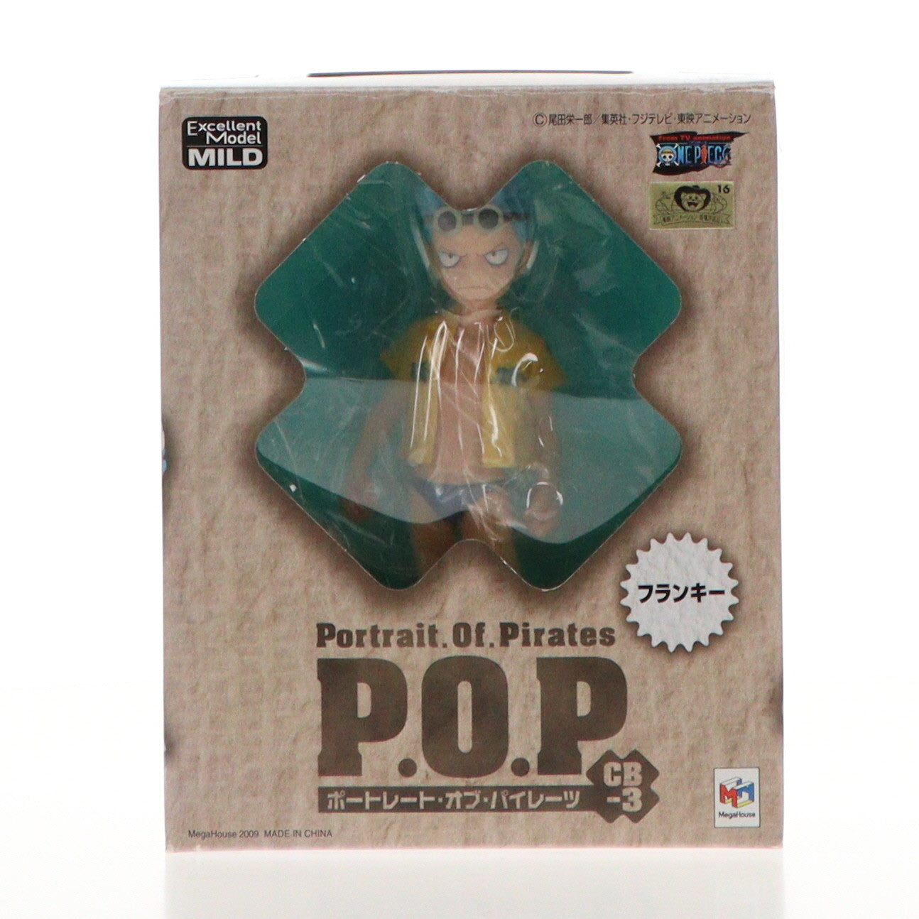 【中古即納】[FIG] エクセレントモデル MILD Portrait.Of.Pirates P.O.P CB-3 フランキー ONE PIECE(ワンピース) 1/8 完成品 フィギュア メガハウス(20090131)