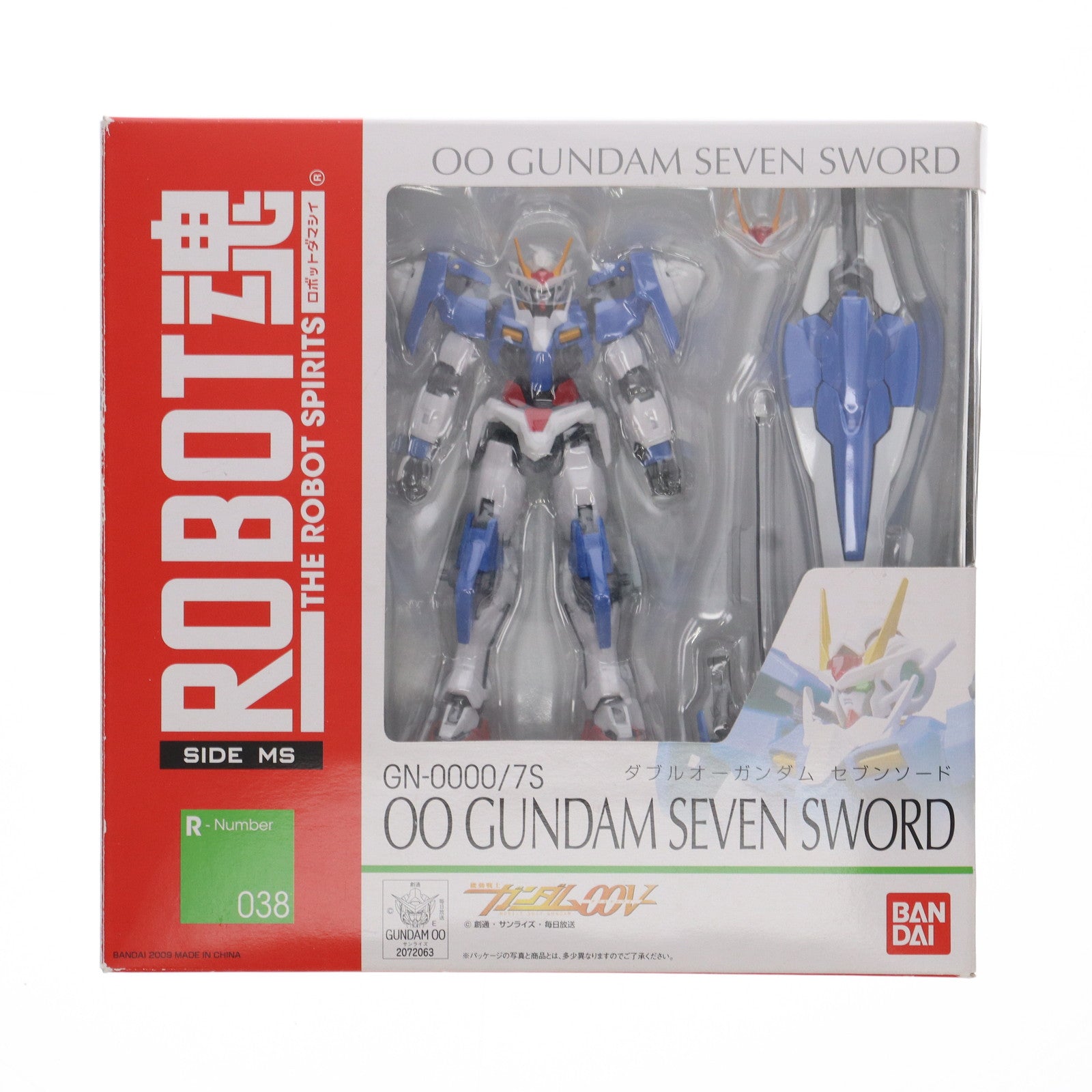 【中古即納】[FIG]ROBOT魂(SIDE MS) GN-0000/7S ダブルオーガンダムセブンソード 機動戦士ガンダム00V(ダブルオーブイ) 完成品 可動フィギュア バンダイ(20150320)