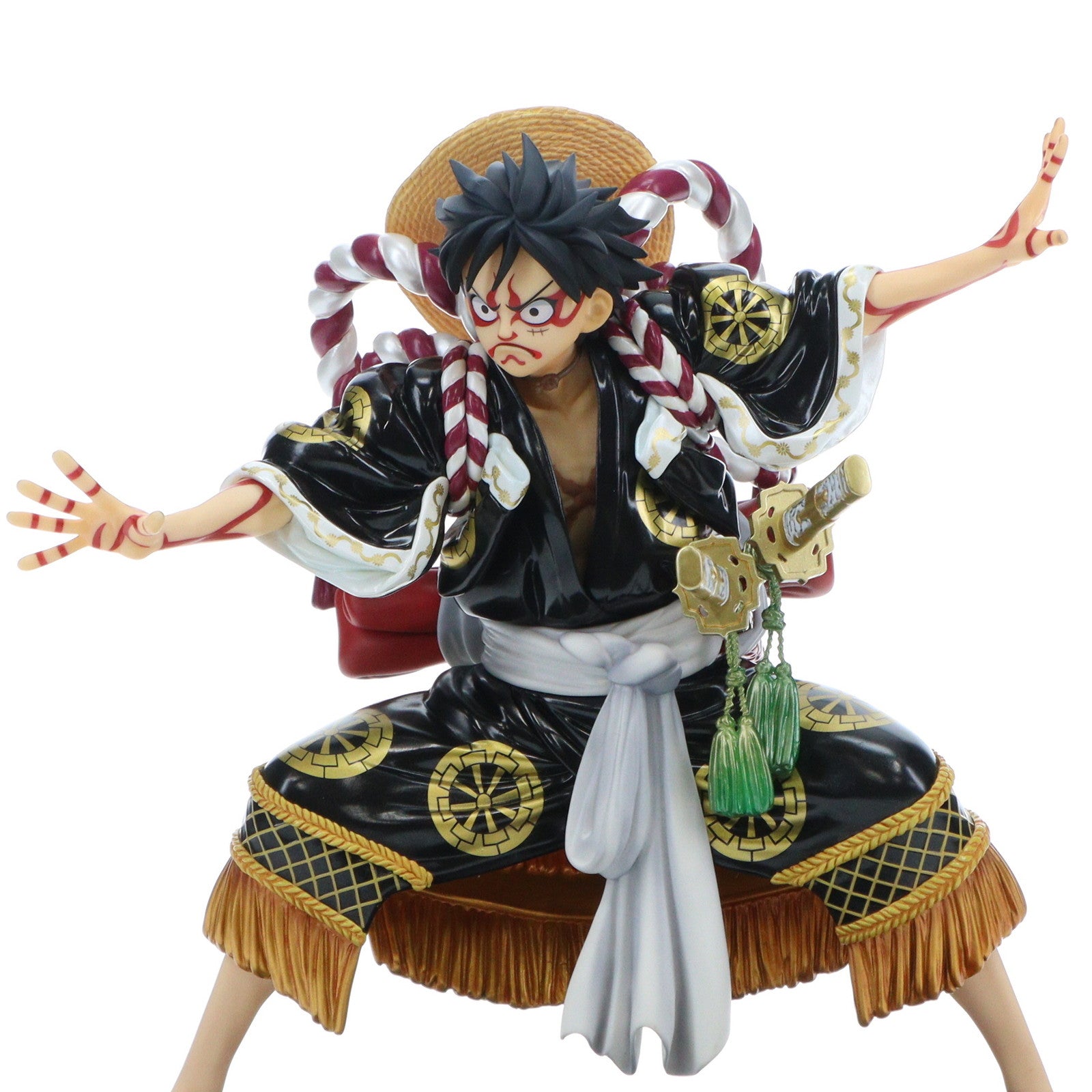 【中古即納】[FIG] Portrait.Of.Pirates ワンピース 『KABUKI EDITION』 モンキー・D・ルフィ 【再演】 ONE PIECE 1/8 完成品 フィギュア 新橋演舞場 メガトレショップ オンラインショップ限定 メガハウス(20180228)