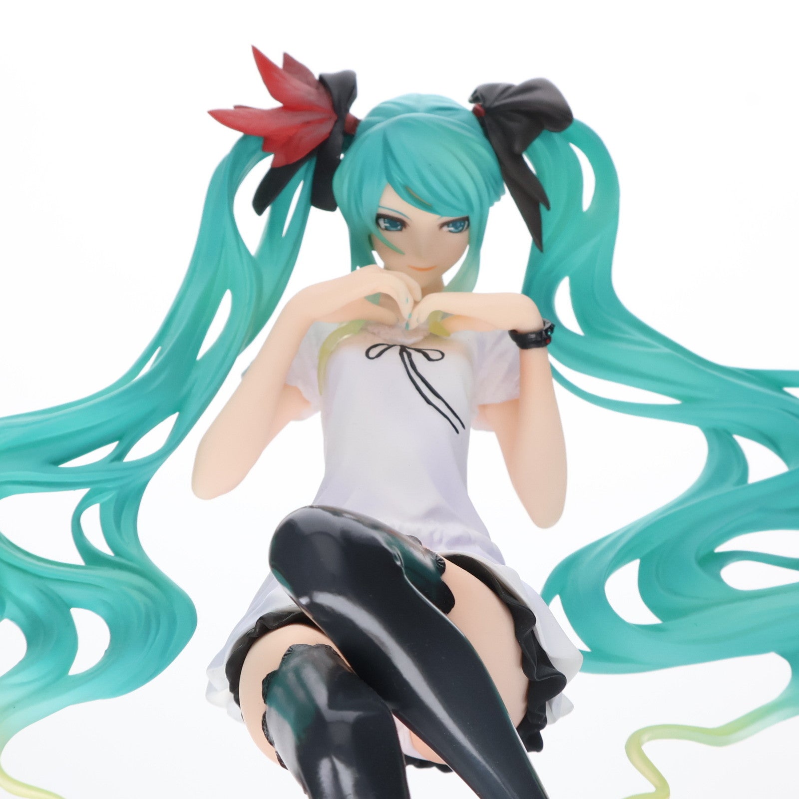 【中古即納】[FIG]supercell feat.初音ミク ワールドイズマイン[ナチュラルフレーム] キャラクター・ボーカル・シリーズ01 初音ミク 1/8 完成品 フィギュア グッドスマイルカンパニー(20091215)