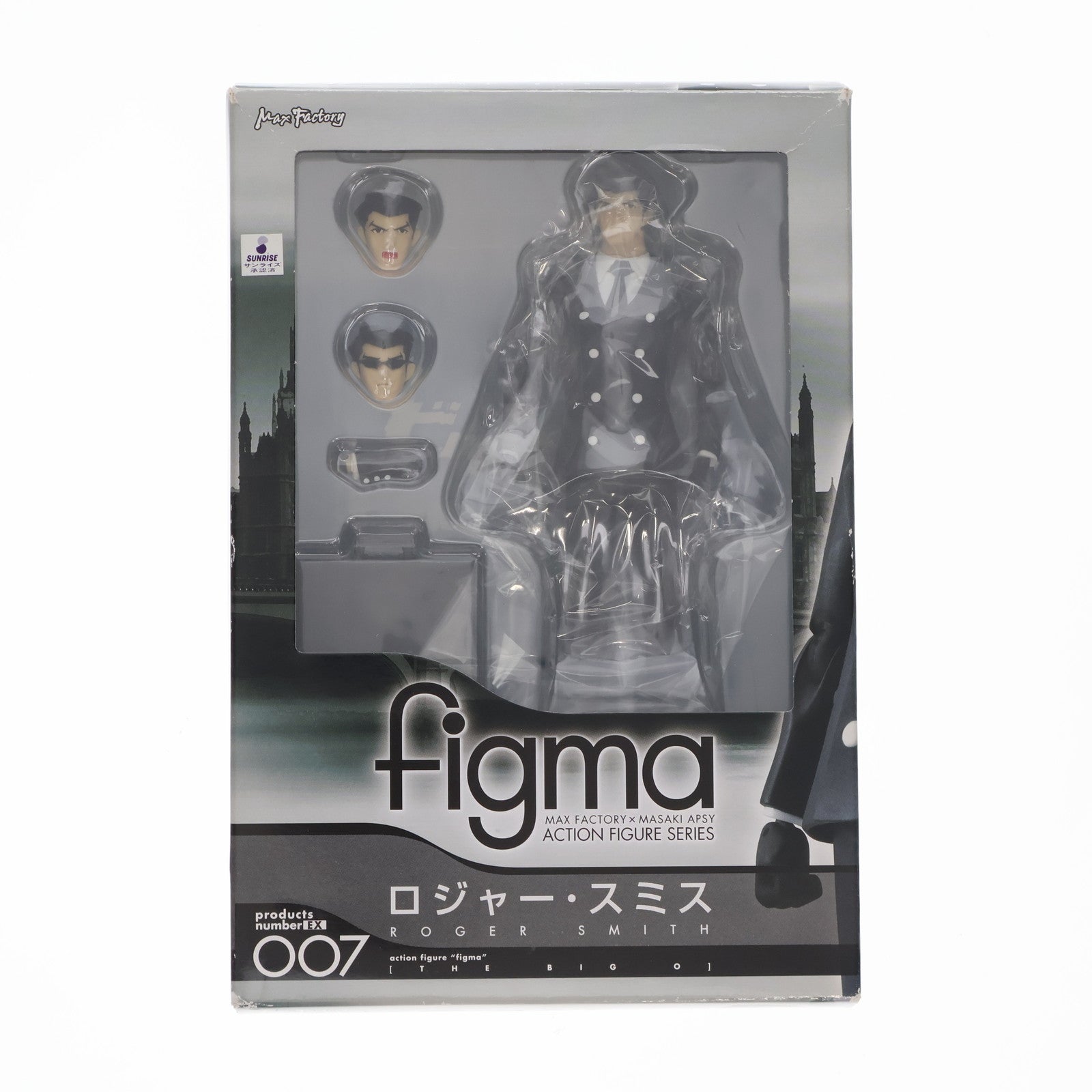 【中古即納】[FIG]figma(フィグマ) EX-007 ロジャー・スミス THE ビッグオー 完成品 可動フィギュア ワンフェス2011夏&GOODSMILE ONLINE SHOP限定 マックスファクトリー(20110724)