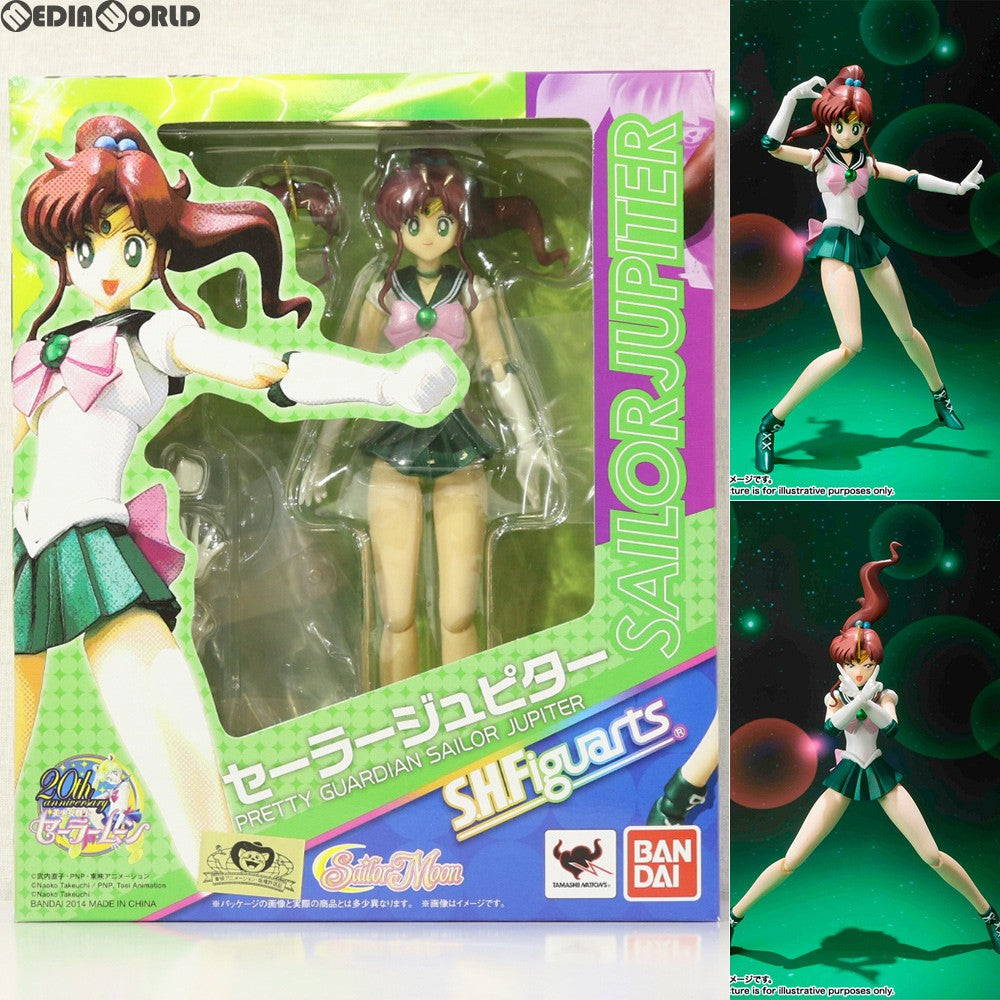 【中古即納】[FIG]S.H.Figuarts(フィギュアーツ) セーラージュピター 美少女戦士セーラームーン 完成品 可動フィギュア バンダイ(20140719)