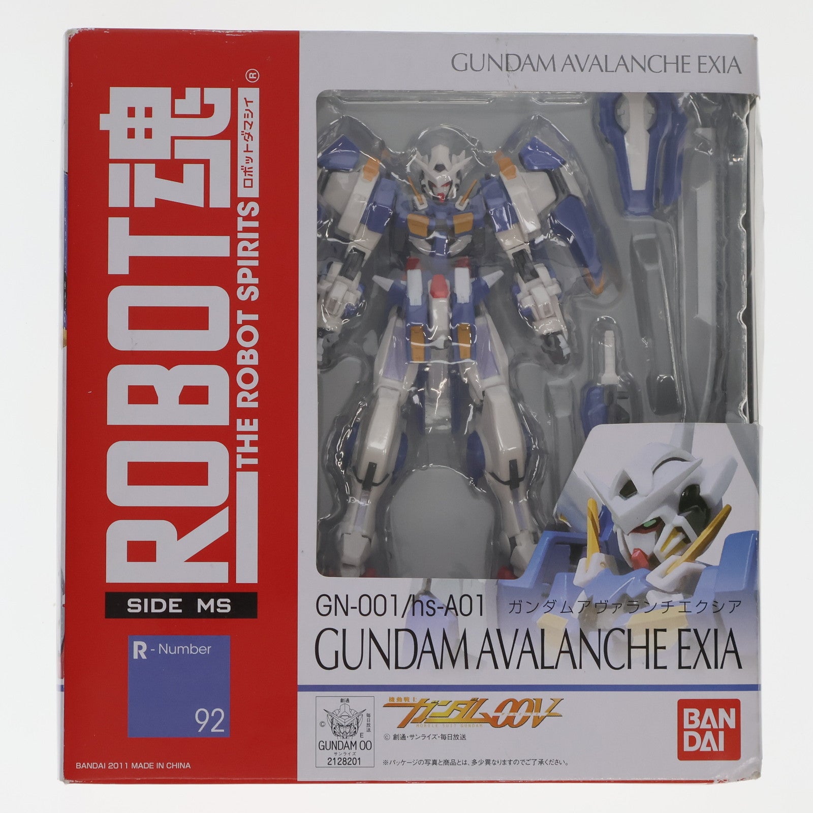 【中古即納】[FIG]ROBOT魂(SIDE MS) ガンダムアヴァランチエクシア 機動戦士ガンダム00V(ダブルオーブイ) 完成品 可動フィギュア バンダイ(20110521)