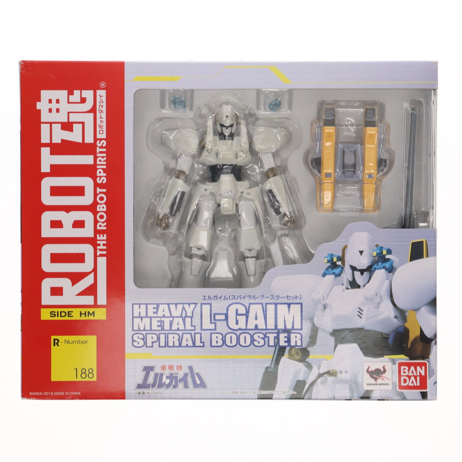 【中古即納】[FIG]ROBOT魂(SIDE HM) エルガイム(スパイラル・ブースターセット) 重戦機エルガイム 完成品 可動フィギュア バンダイ(20151114)