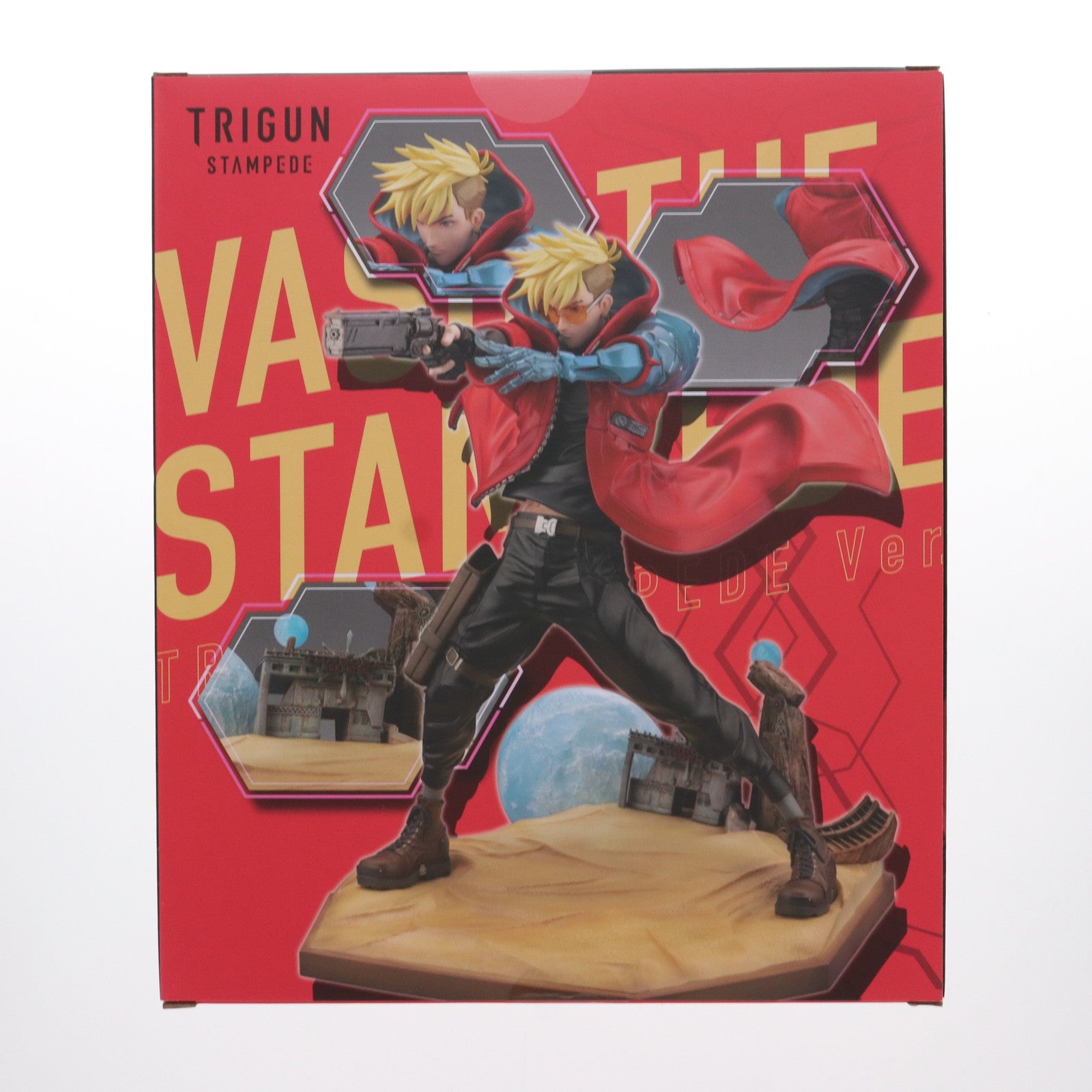 【中古即納】[FIG]コトブキヤショップ限定特典付属 ARTFX J ヴァッシュ・ザ・スタンピード TRIGUN STAMPEDE(トライガン・スタンピード) Ver. 1/8 完成品 フィギュア(PV099) コトブキヤ(20231221)