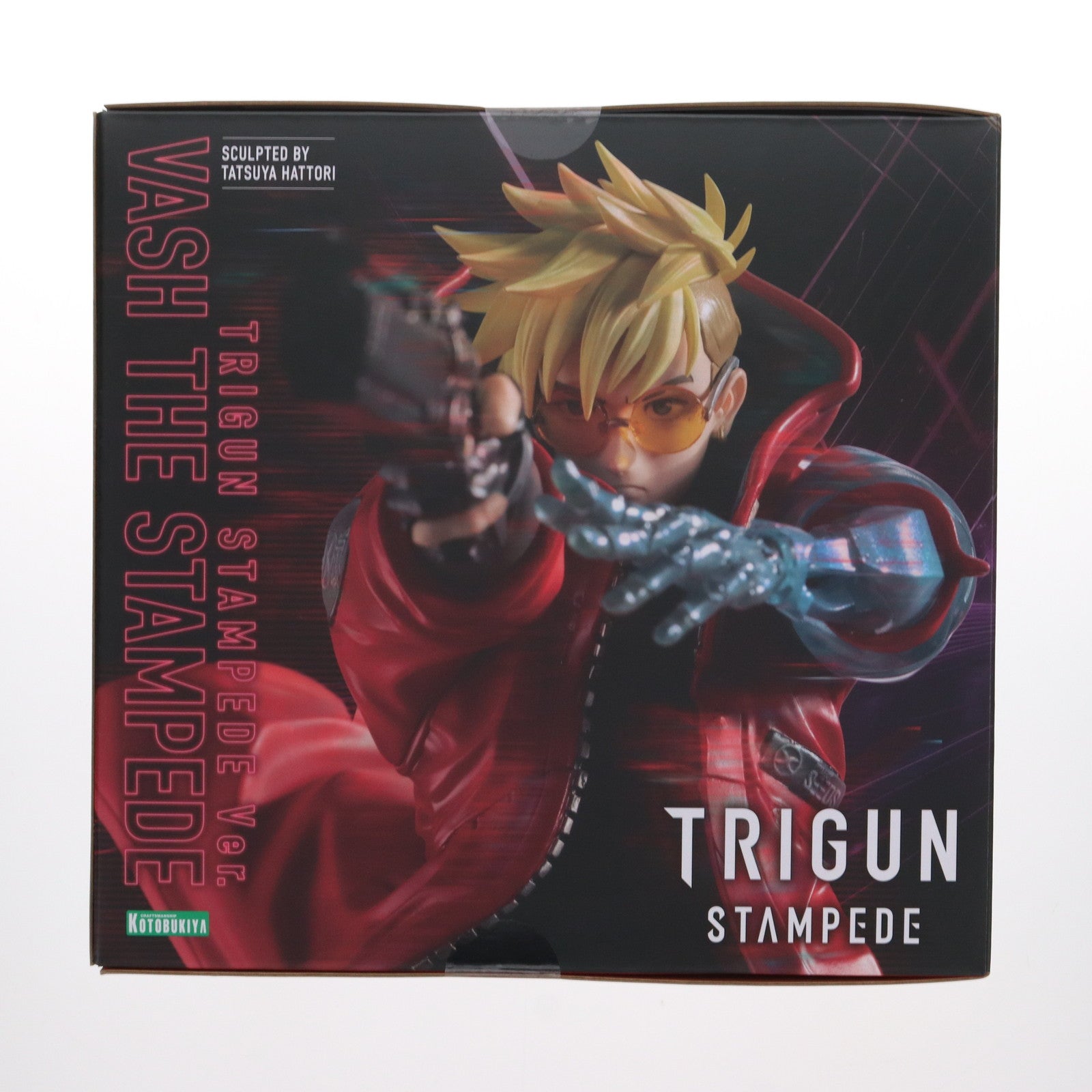 【中古即納】[FIG]コトブキヤショップ限定特典付属 ARTFX J ヴァッシュ・ザ・スタンピード TRIGUN STAMPEDE(トライガン・スタンピード) Ver. 1/8 完成品 フィギュア(PV099) コトブキヤ(20231221)