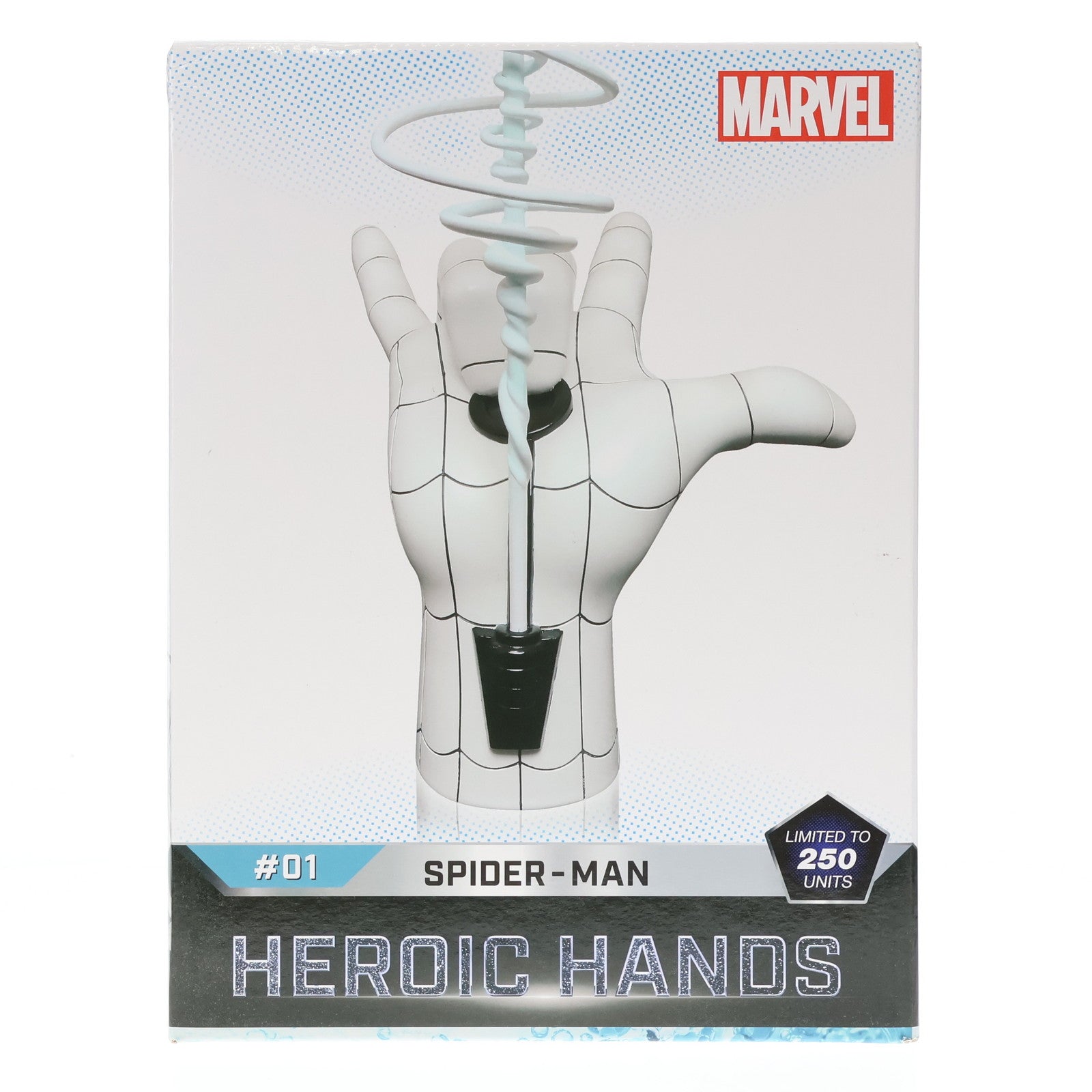 【中古即納】[FIG] ヒロイック・ハンド #01C スパイダーマン(ネガティブ・ゾーン・コスチューム限定) 1/1 完成品 スタチュー フィギュア(HH-01C) マーベル・オールスターズ限定 ホットトイズ/トイサピエンス(20201130)