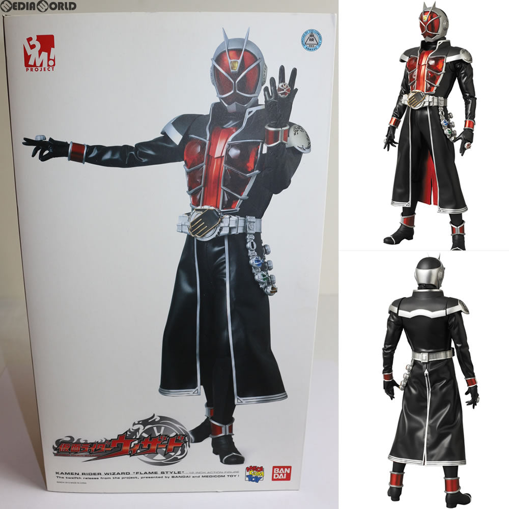 【中古即納】[FIG] 初回限定特典付属 PROJECT BM! No.75 PBM! 仮面ライダーウィザード フレイムスタイル 完成品 可動フィギュア メディコム・トイ(20131002)