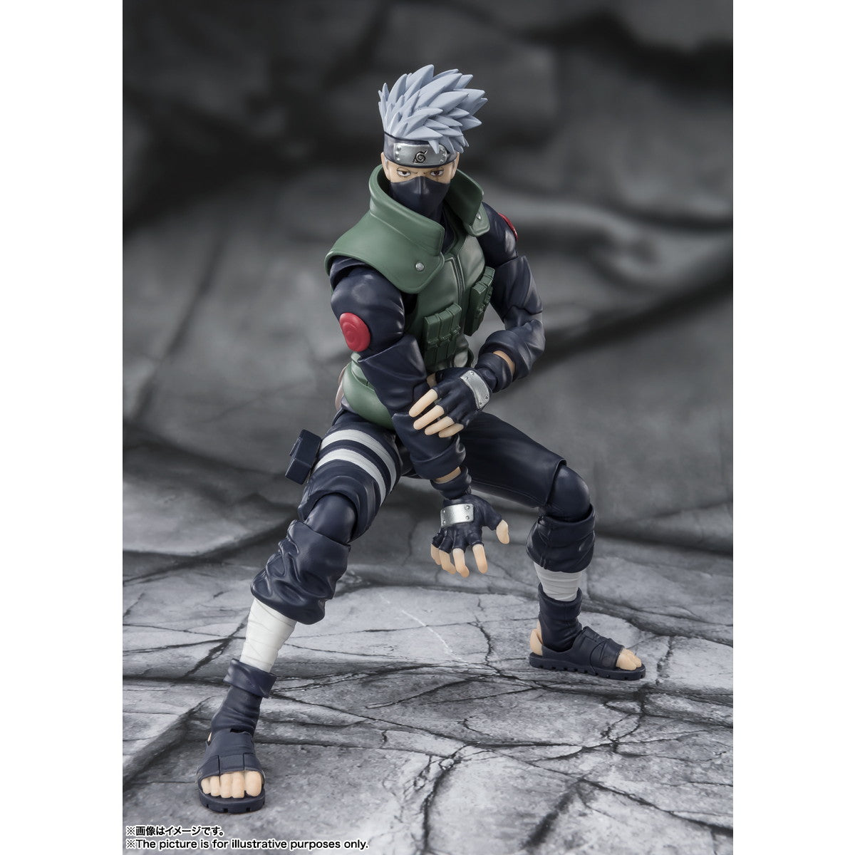 【中古即納】[FIG]S.H.Figuarts(フィギュアーツ) はたけカカシ -勇名轟く写輪眼の英雄- NARUTO-ナルト- 疾風伝 完成品 可動フィギュア バンダイスピリッツ(20221224)