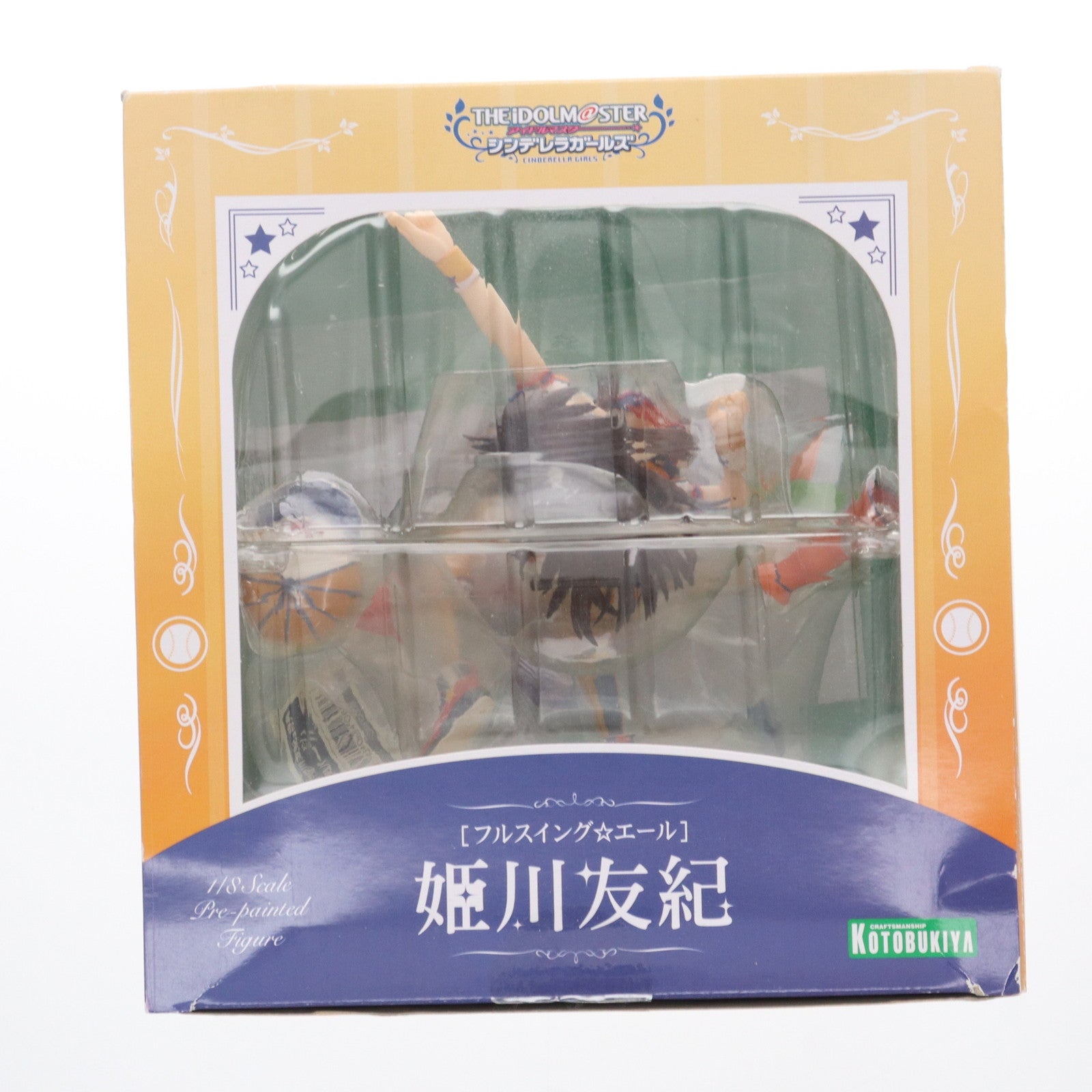 【中古即納】[FIG]コトブキヤショップ限定特典付属 [フルスイング☆エール]姫川友紀(ひめかわゆき) アイドルマスター シンデレラガールズ 1/8 完成品 フィギュア(PP695) コトブキヤ(20170628)