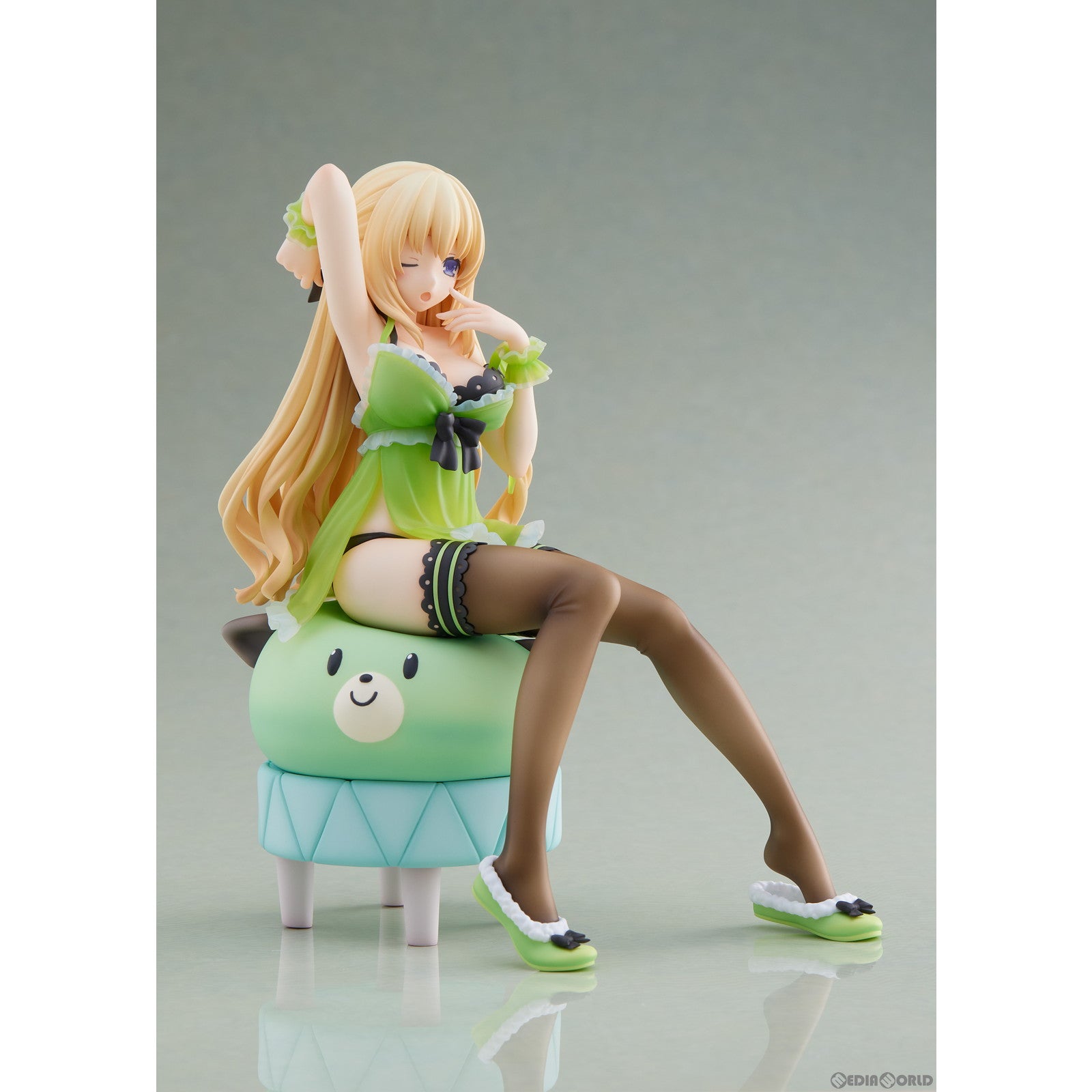 中古即納】[FIG]ベール 寝起きVer. 超次元ゲイム ネプテューヌ 1/8 完成品 フィギュア ブロッコリー