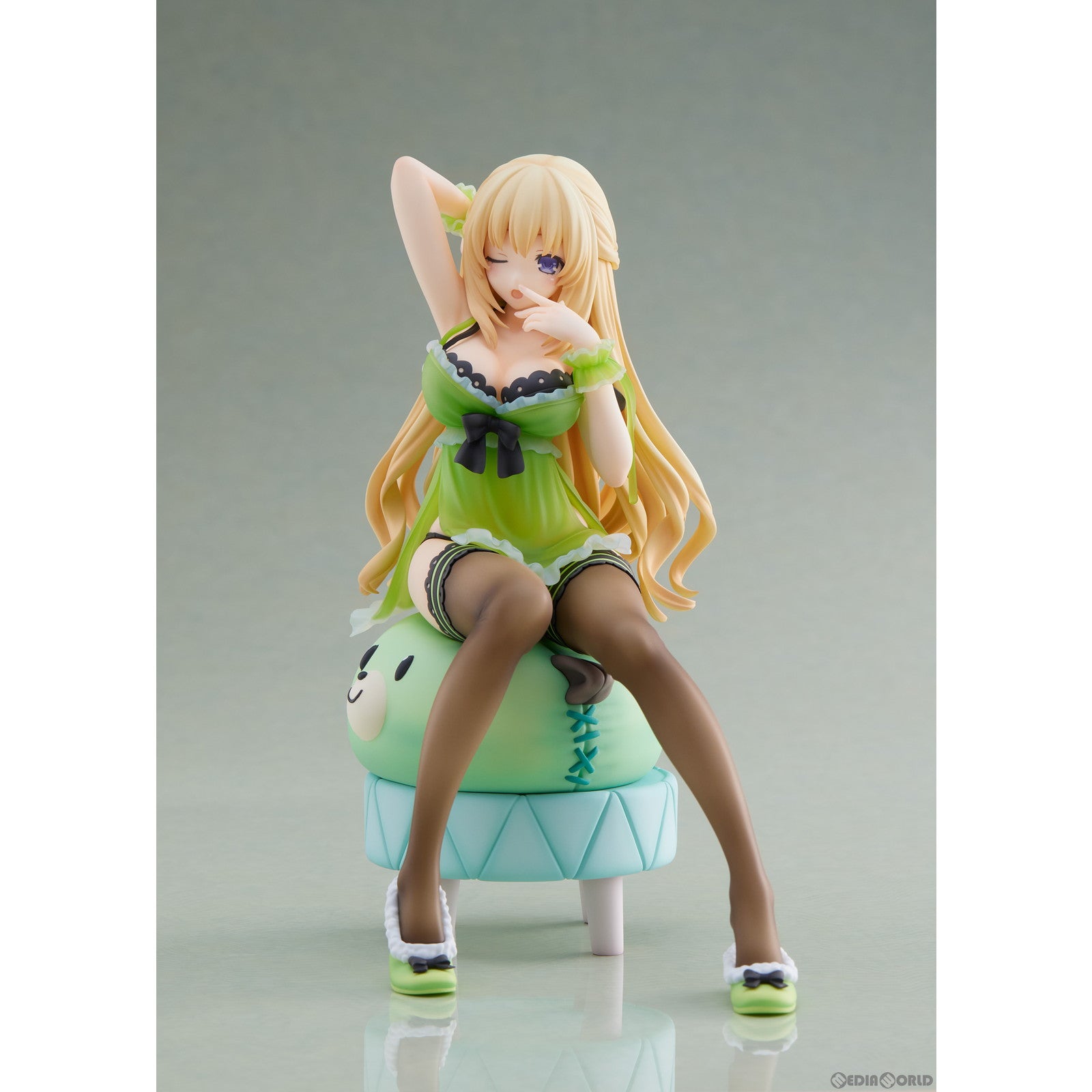 【中古即納】[FIG] ベール 寝起きVer. 超次元ゲイム ネプテューヌ 1/8 完成品 フィギュア ブロッコリー(20221227)