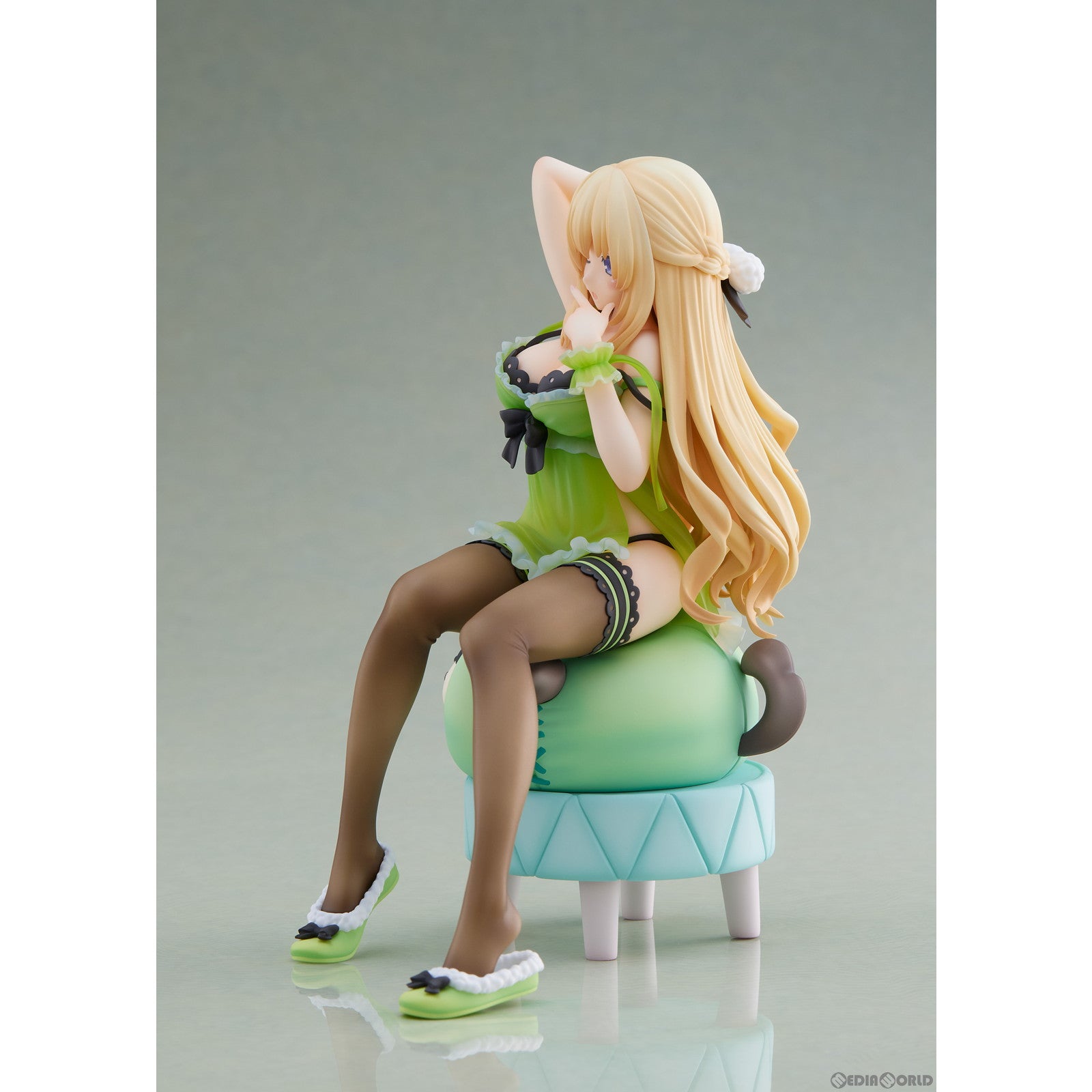 【中古即納】[FIG] ベール 寝起きVer. 超次元ゲイム ネプテューヌ 1/8 完成品 フィギュア ブロッコリー(20221227)