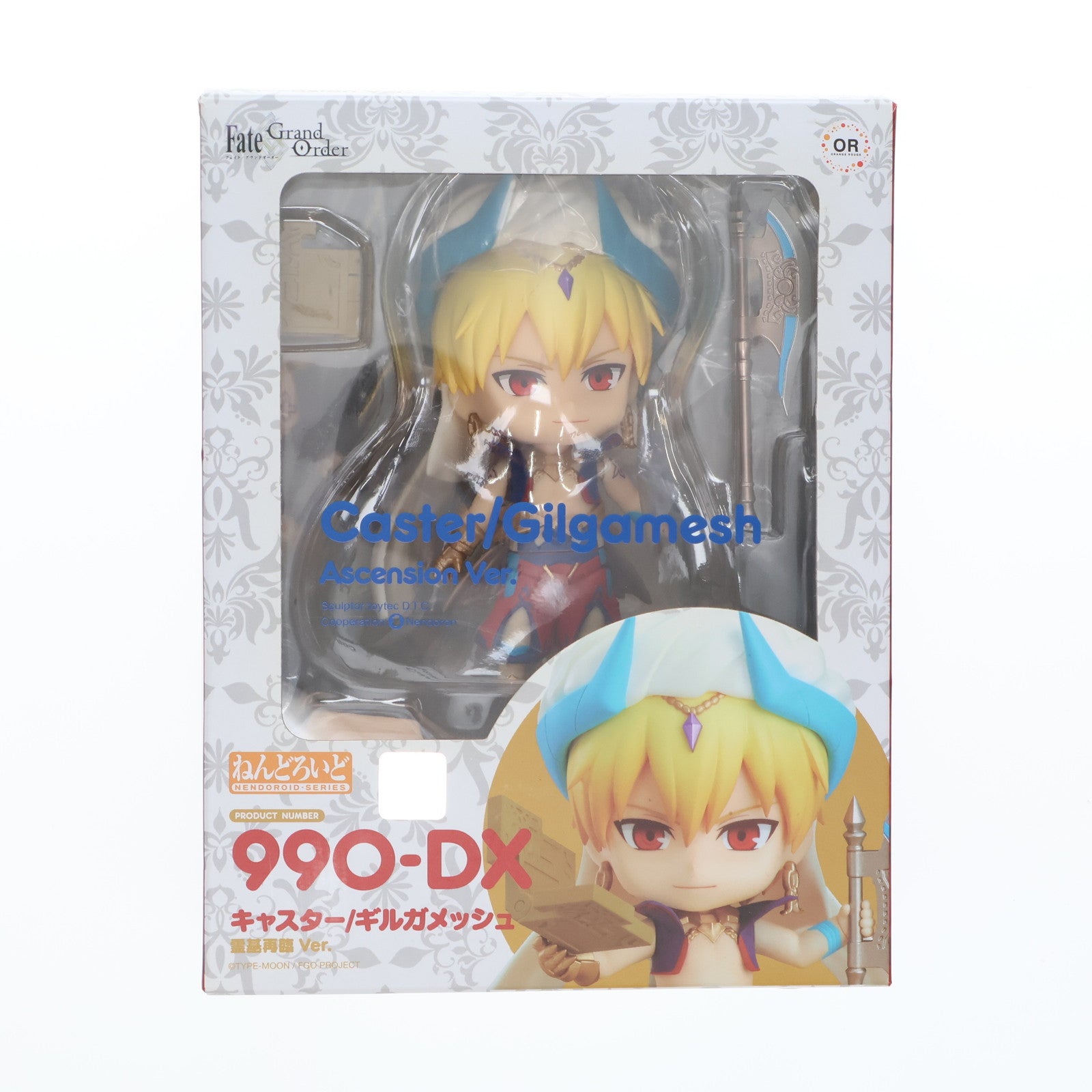 【中古即納】[FIG]ねんどろいど 990-DX キャスター/ギルガメッシュ 霊基再臨 Ver. Fate/Grand Order(フェイト/グランドオーダー) 完成品 可動フィギュア オランジュ・ルージュ(20190321)