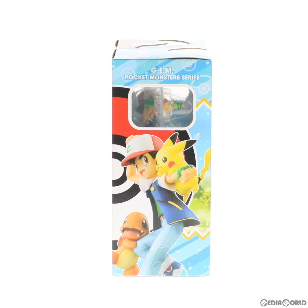 【中古即納】[FIG]G.E.M.シリーズ サトシ&ピカチュウ&ヒトカゲ ポケットモンスター 完成品 フィギュア メガハウス(20160601)