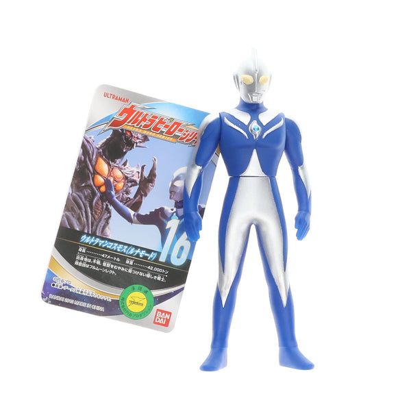 中古即納】[SFT]ウルトラヒーロー500シリーズ 16 ウルトラマンコスモス(ルナモード) 完成品 ソフビフィギュア バンダイ