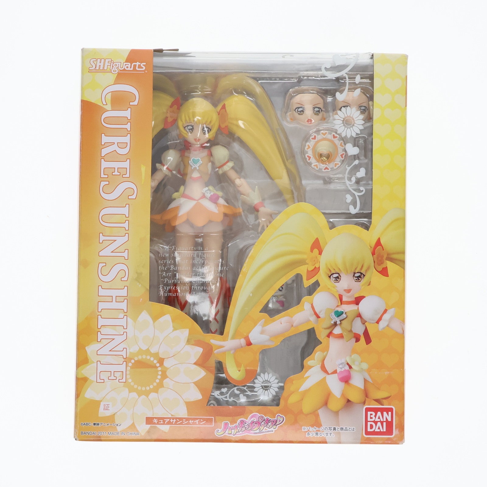 中古即納】[FIG]S.H.Figuarts(フィギュアーツ) キュアサンシャイン ハートキャッチプリキュア! 完成品 可動フィギュア バンダイ