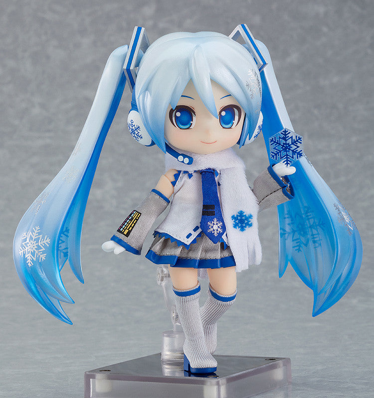 【中古即納】[FIG]GOODSMILE ONLINE SHOP限定 ねんどろいどどーる 雪ミク キャラクター・ボーカル・シリーズ01 初音ミク 完成品 可動フィギュア グッドスマイルカンパニー(20211231)